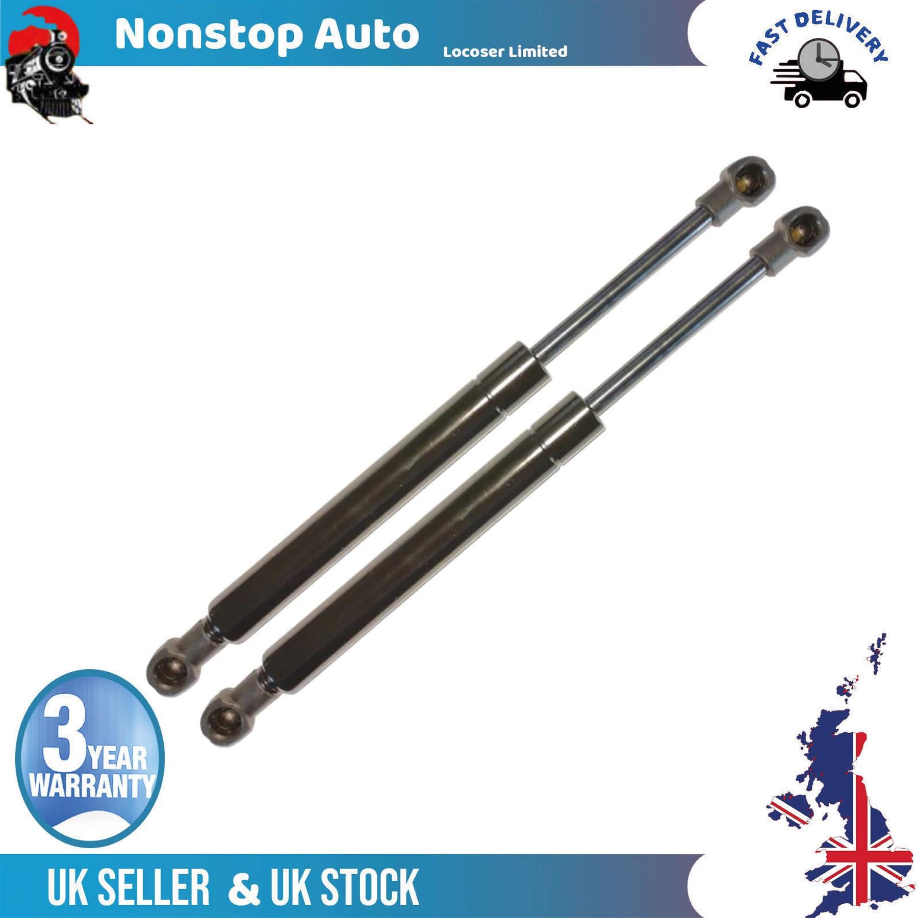 2X Trunk Shock Absorber Fits PEUGEOT 308 I 8731Q6