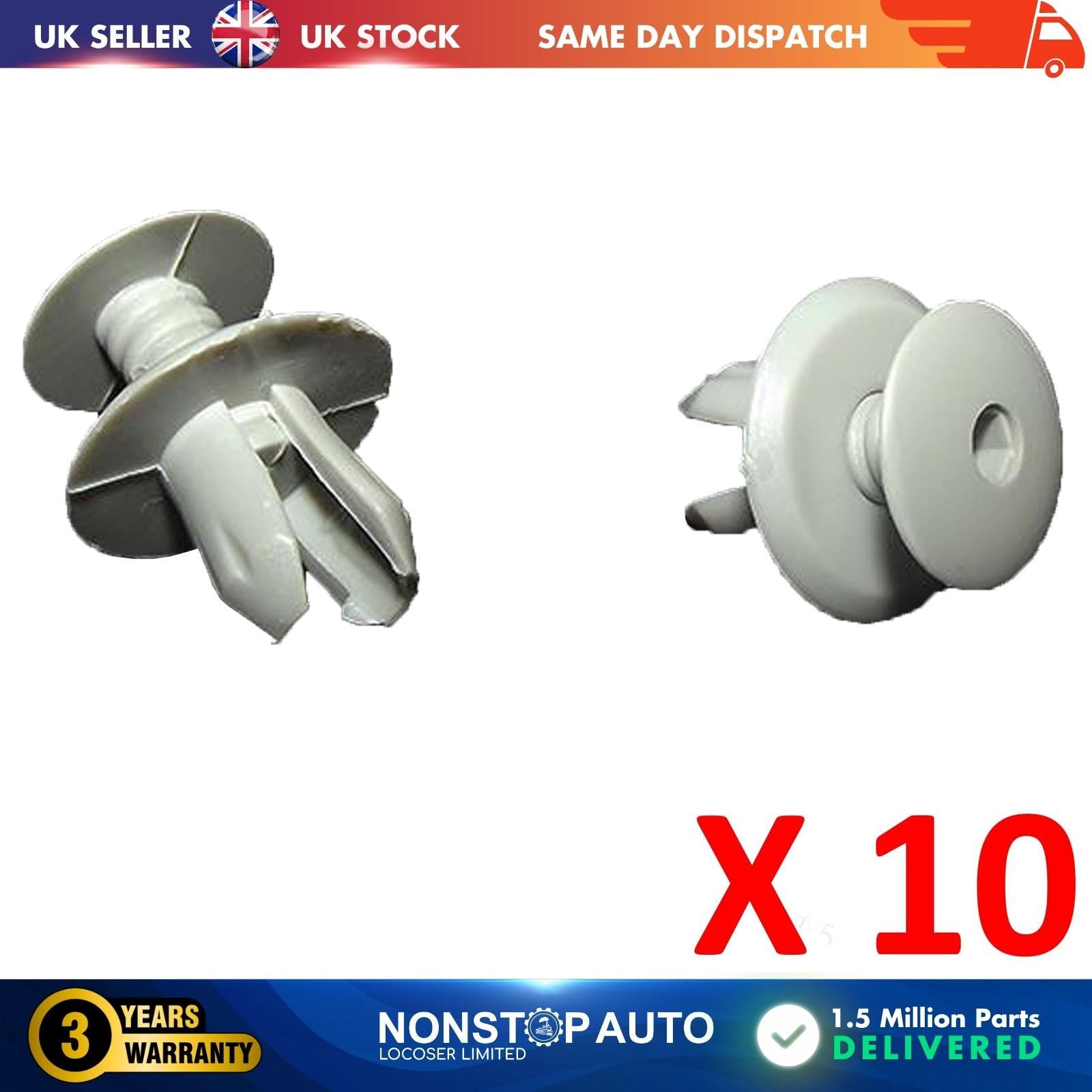 10X Door Trim Panel Carpet Floor Roof Clips For SEAT Altea Leon Toledo III