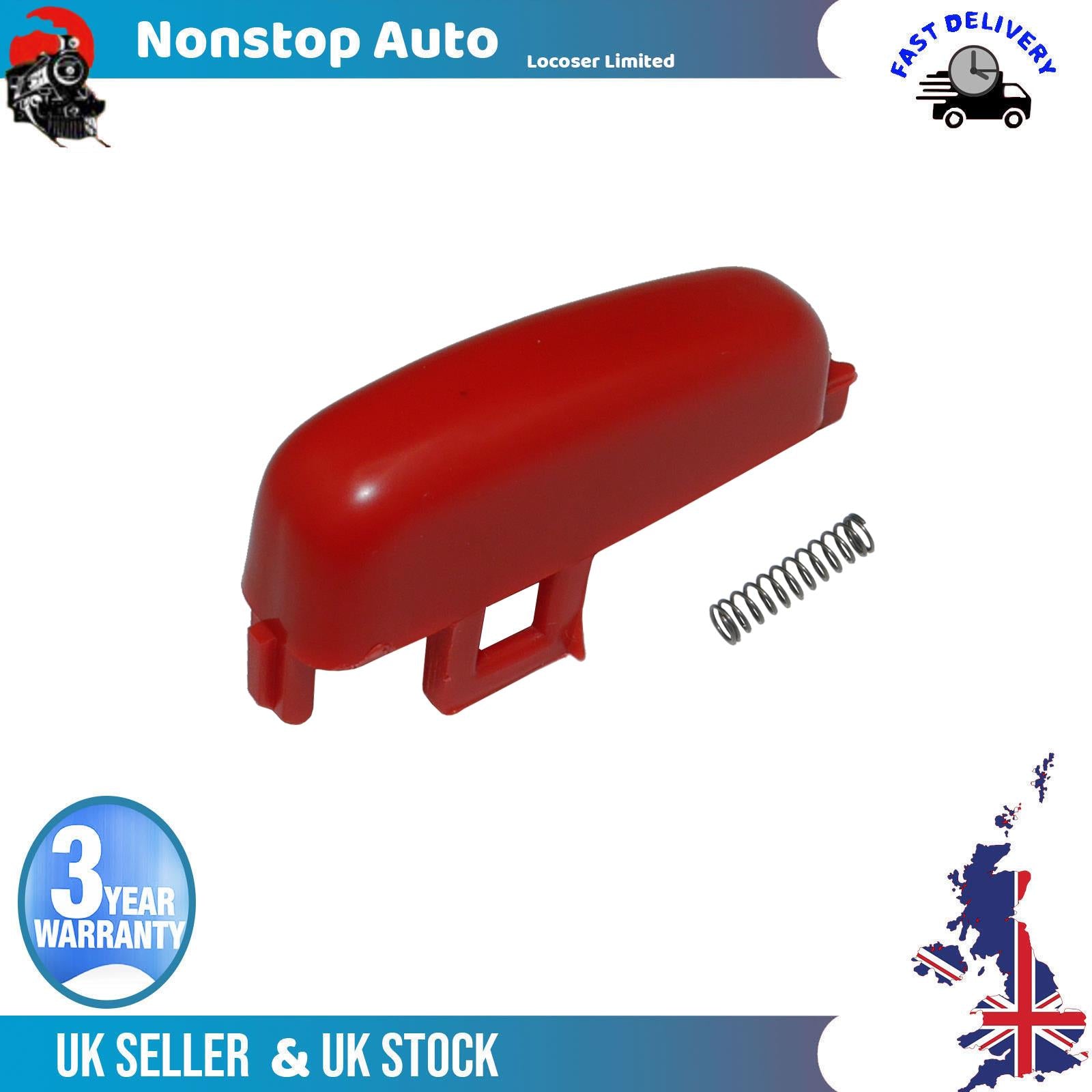 Handbrake button switch RED for VAUXHALL Mokka 42576667