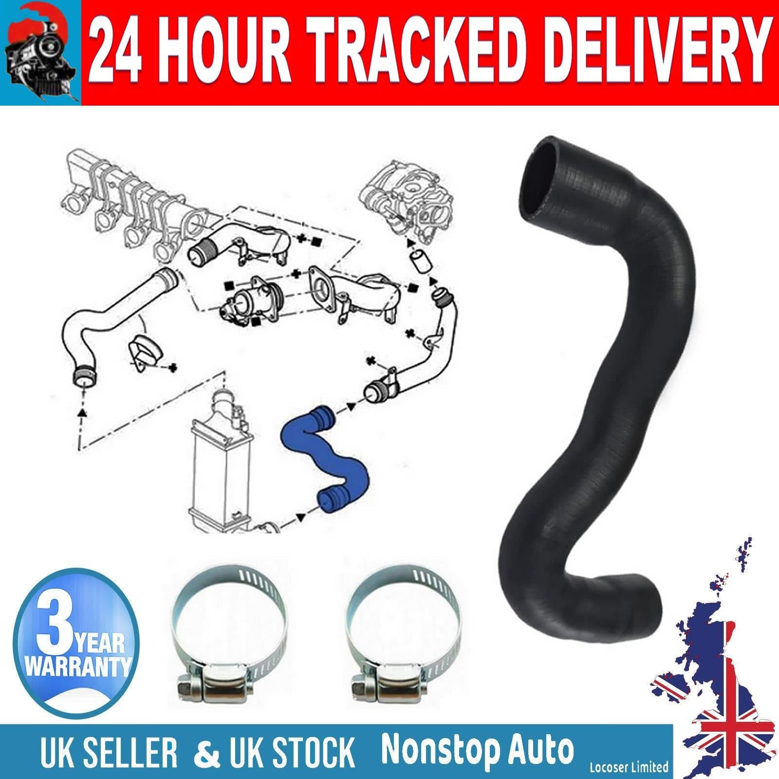 TURBO INTERCOOLER TURBO HOSE PIPE FOR CITROEN C5 2.0 Hdi PEUGEOT 406 0382.N4