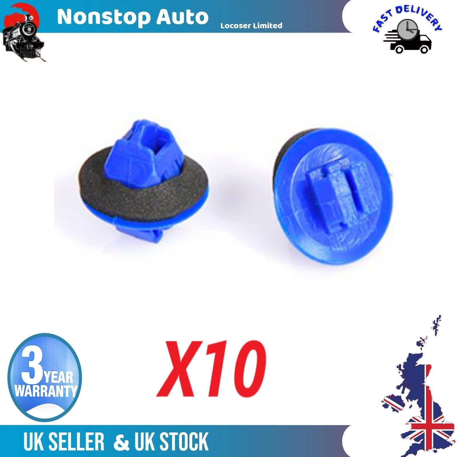 10X Door Side Moulding Wheel Arch Flare Trim Clips For TOYOTA 75495-35010