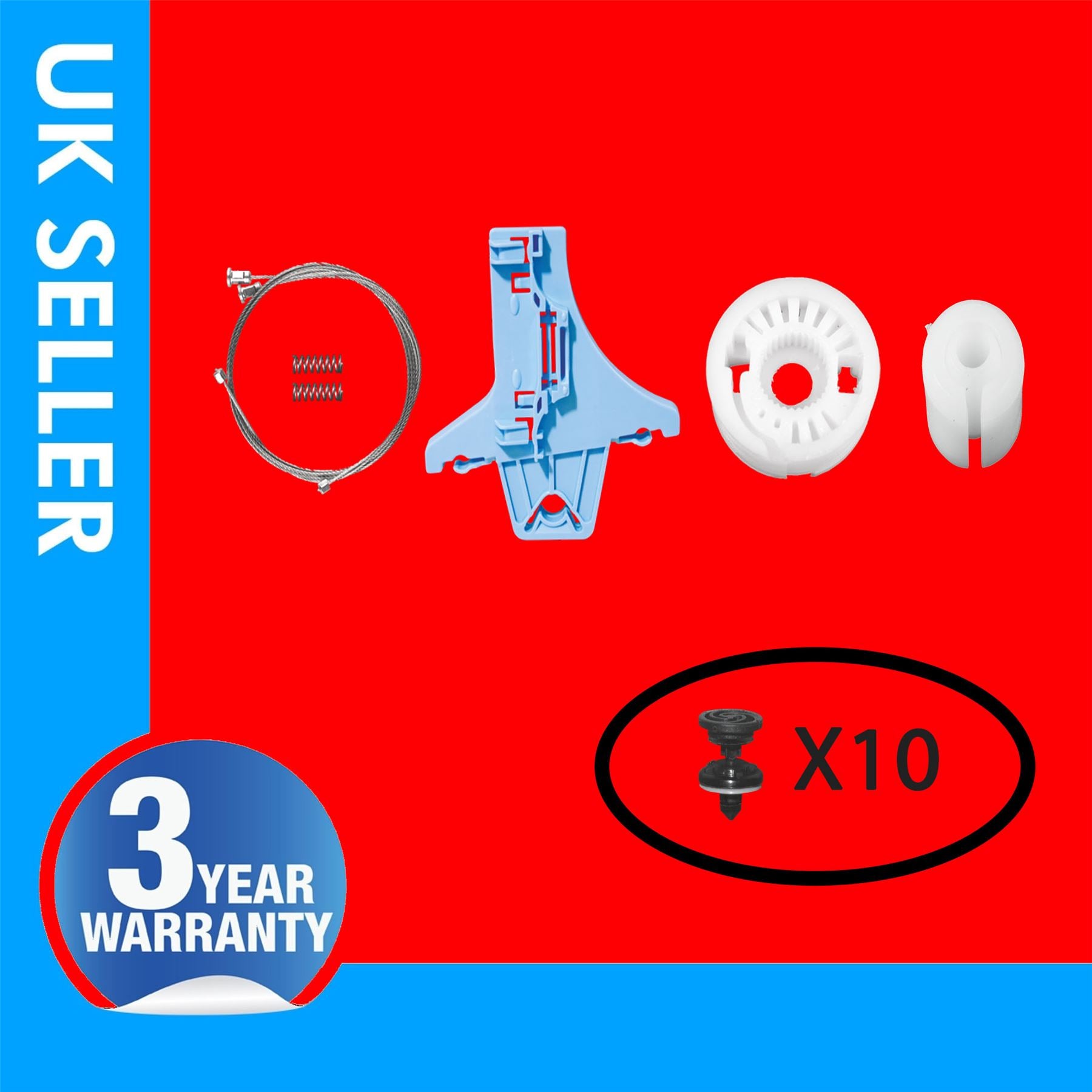 FOR VW TIGUAN 5N WINDOW REGULATOR REPAIR KIT REAR LEFT HAND SIDE