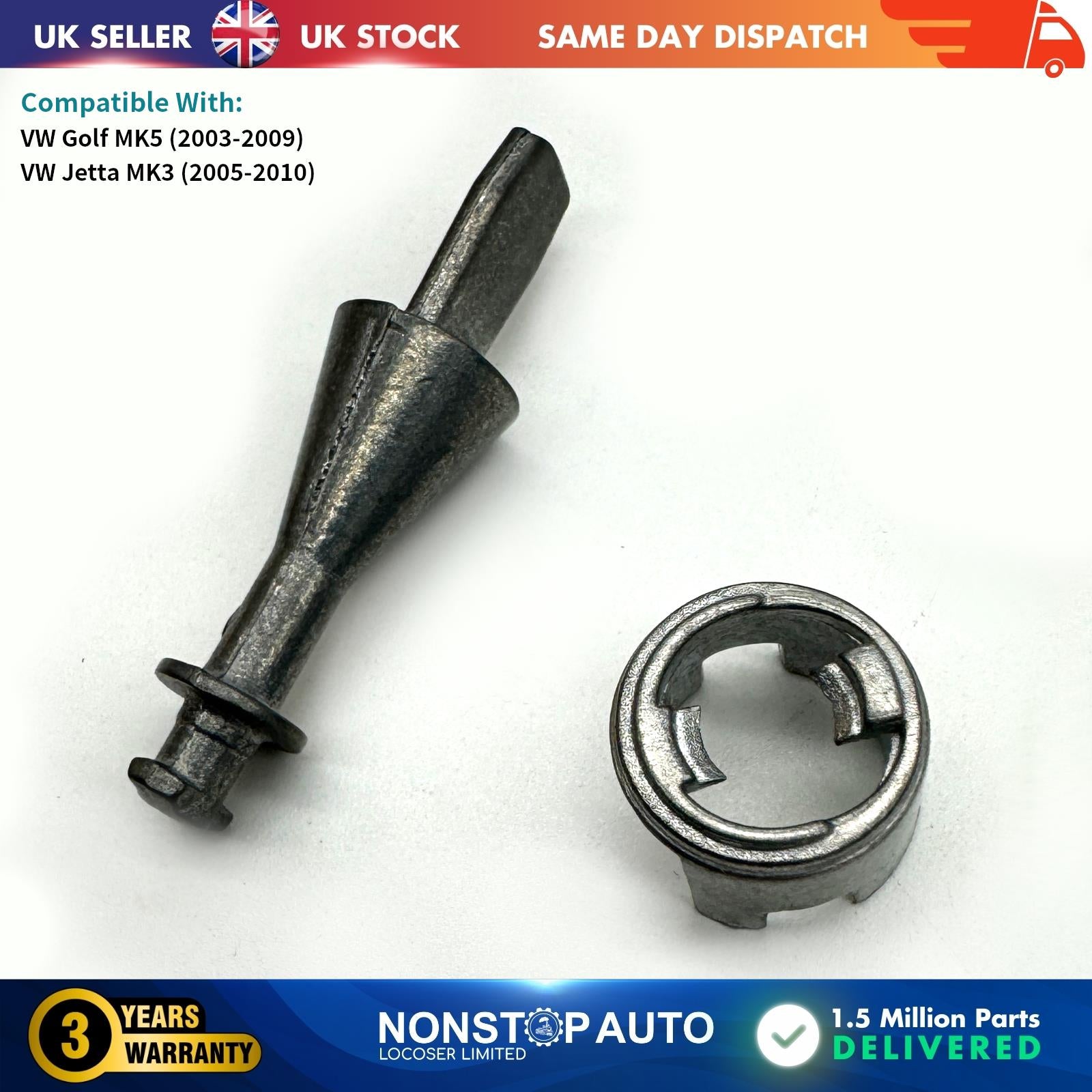 Door Lock Cylinder Repair Kit For VW Golf MK5 Jetta MK3