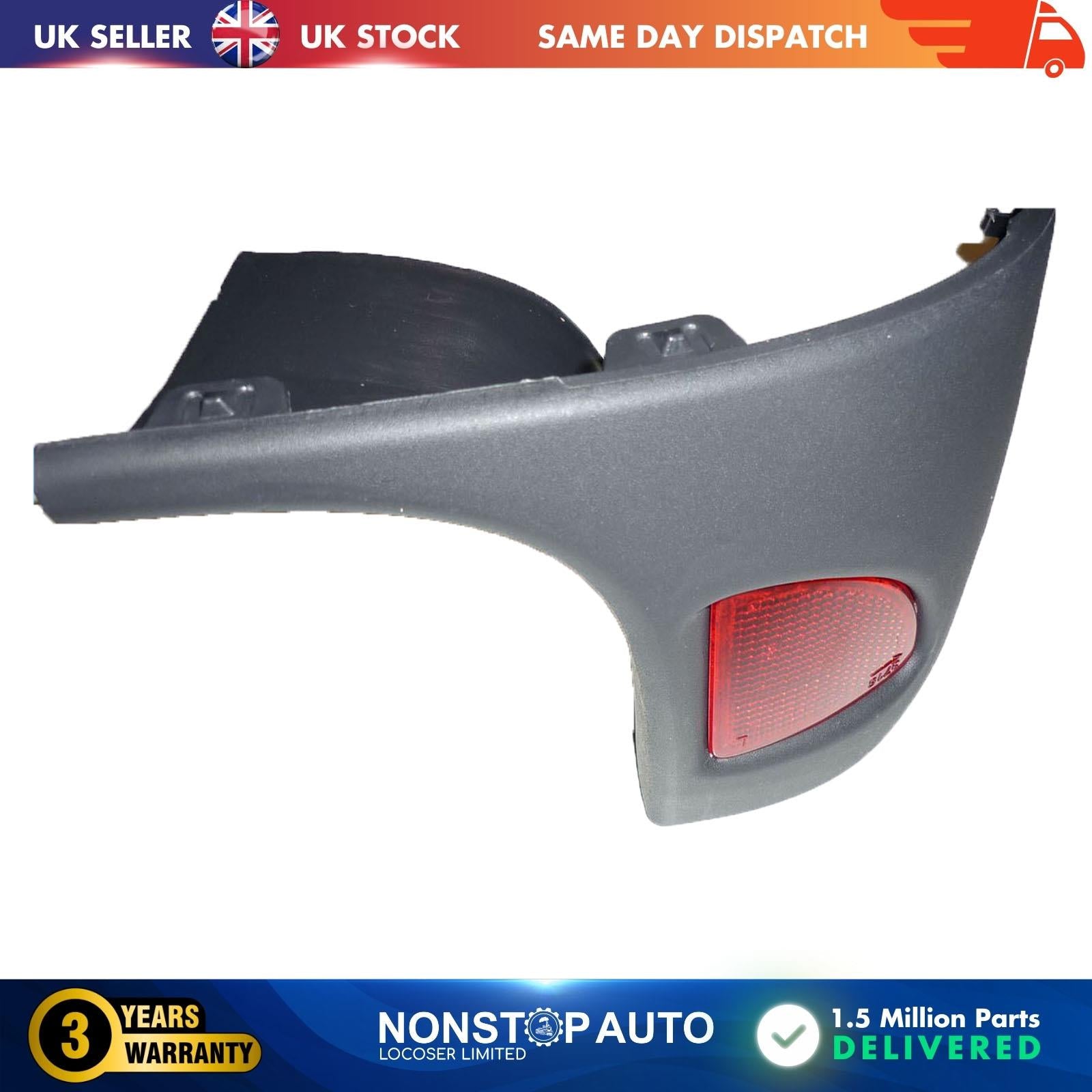 Bumper Corner Strap With Reflector Rear Left Fits RENAULT Kangoo