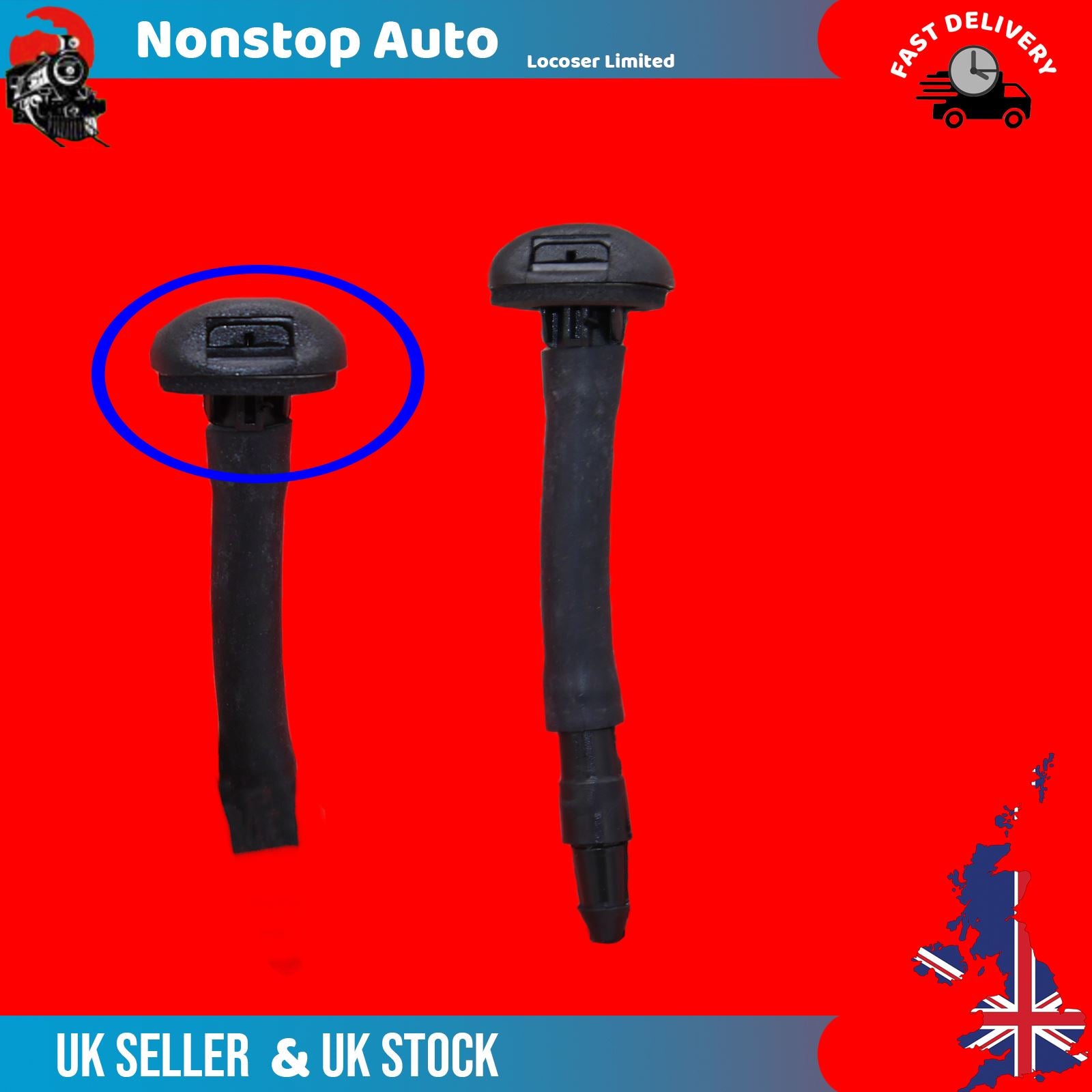 Window Windscreen Washer Nozzle Jet Spray Fits Fiat Scudo 6438AZ,6438CA
