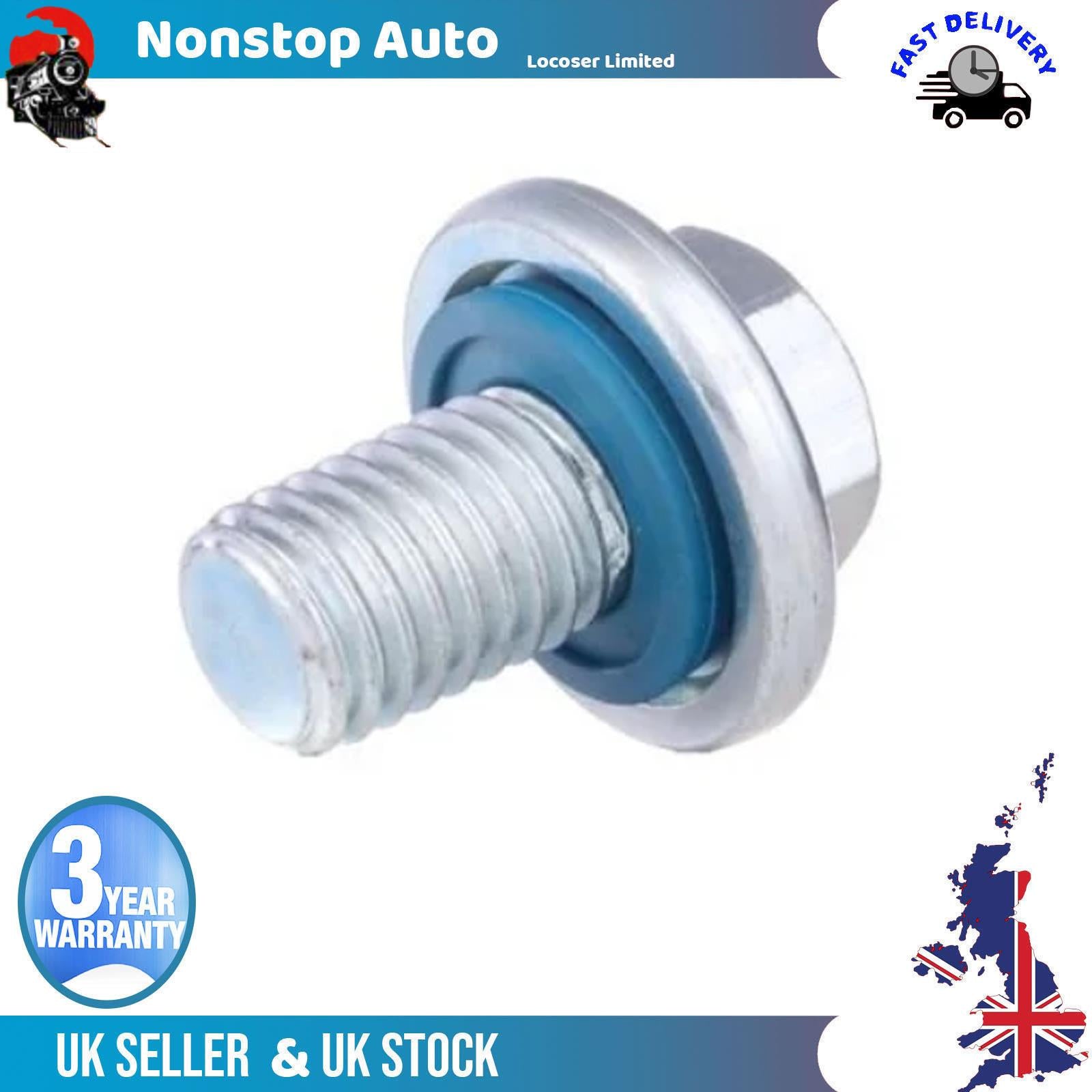 Oil Drain Plug Screw For VAUXHALL Mokka Zafira Adam Antara A Cascada Karl 652254
