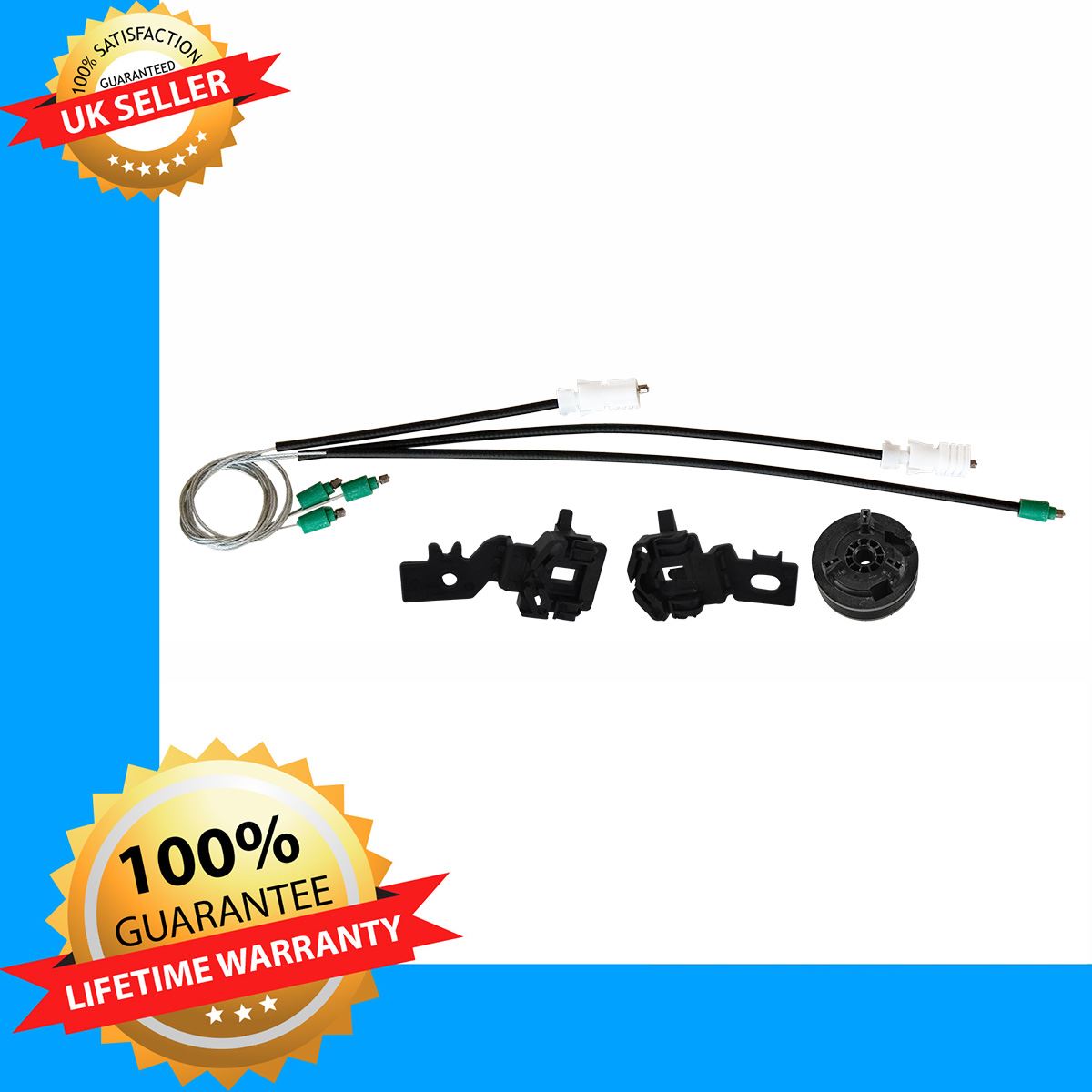 Fits NISSAN Primera Window Regulator Repair Kit Front Right Side