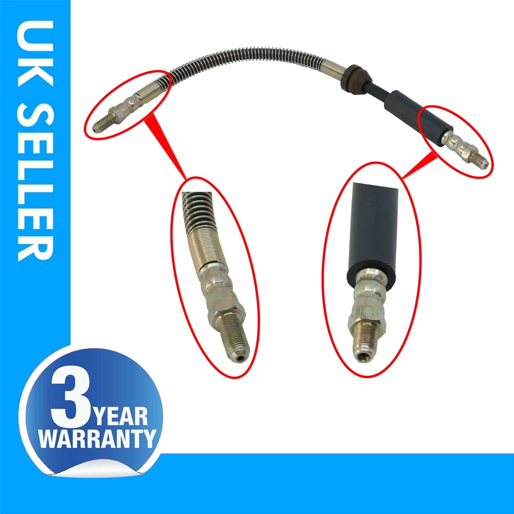 Front Brake Hose Pipe  For FORD Fiesta Mk3 Tourneo Courier 89FB2078AH