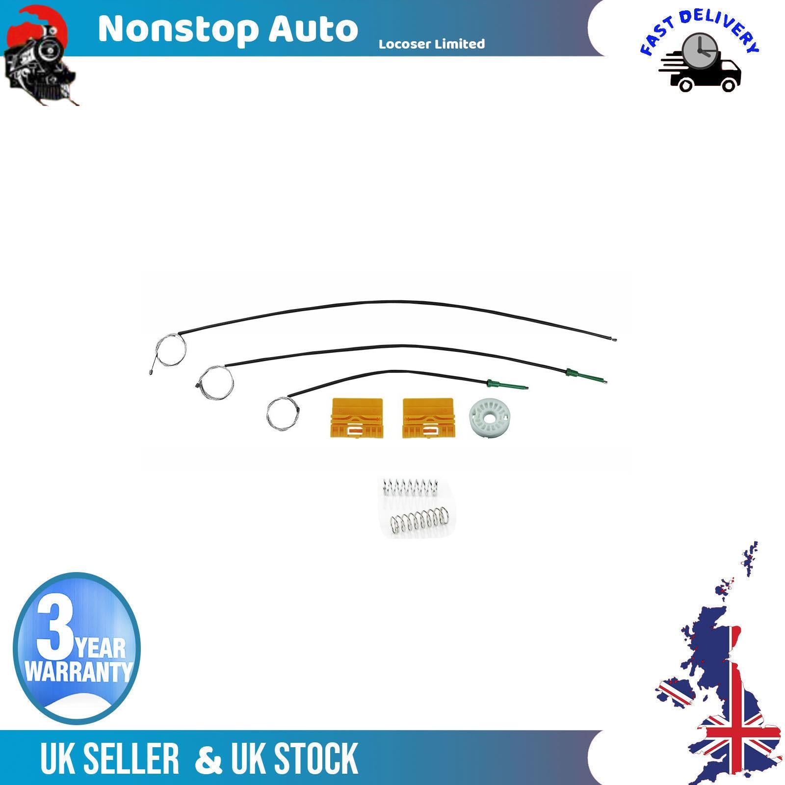 Fits VW Touareg MK1 Window Regulator Repair Kit Front Left or Right Side