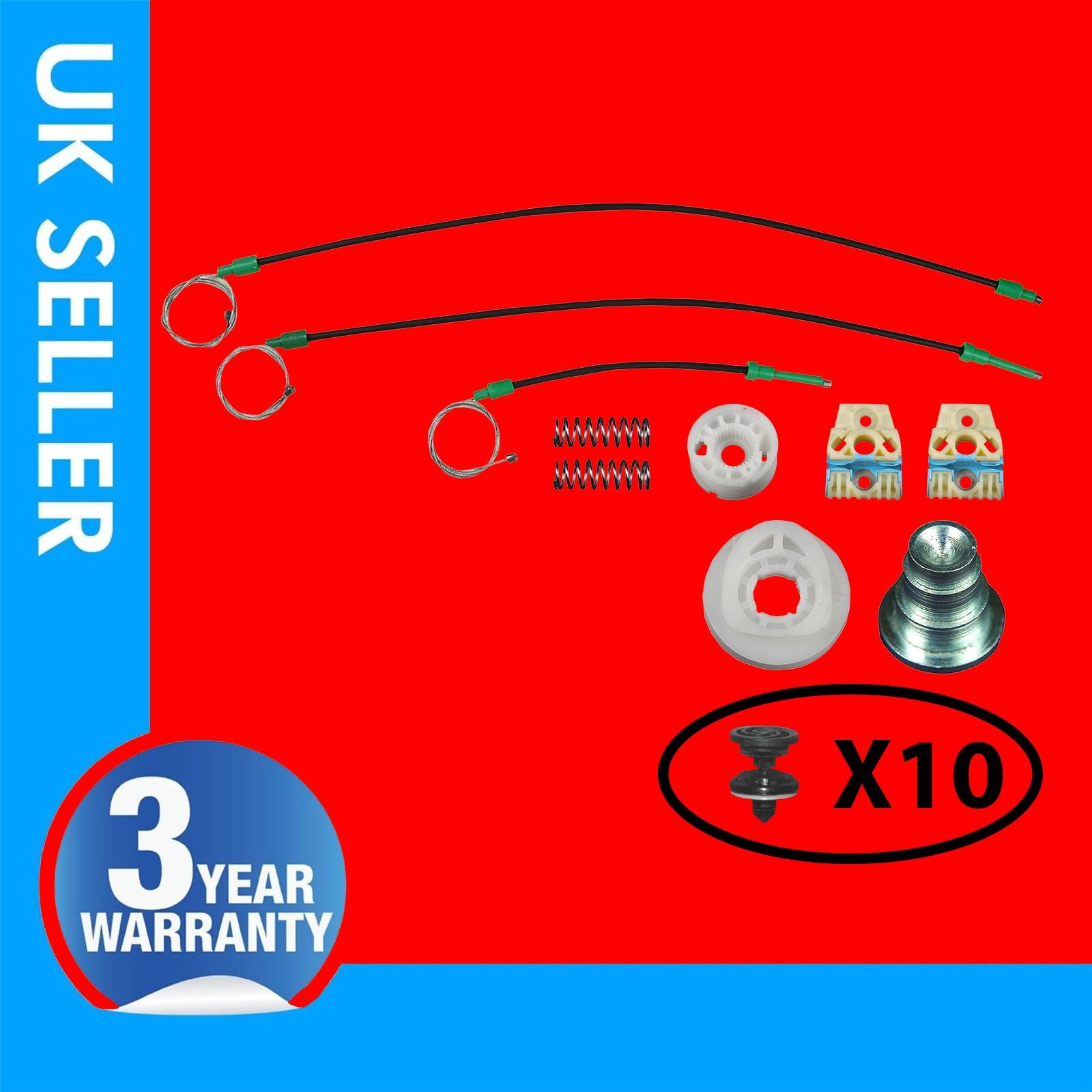 FOR VW GOLF V WINDOW REGULATOR REPAIR KIT FRONT RIGHT