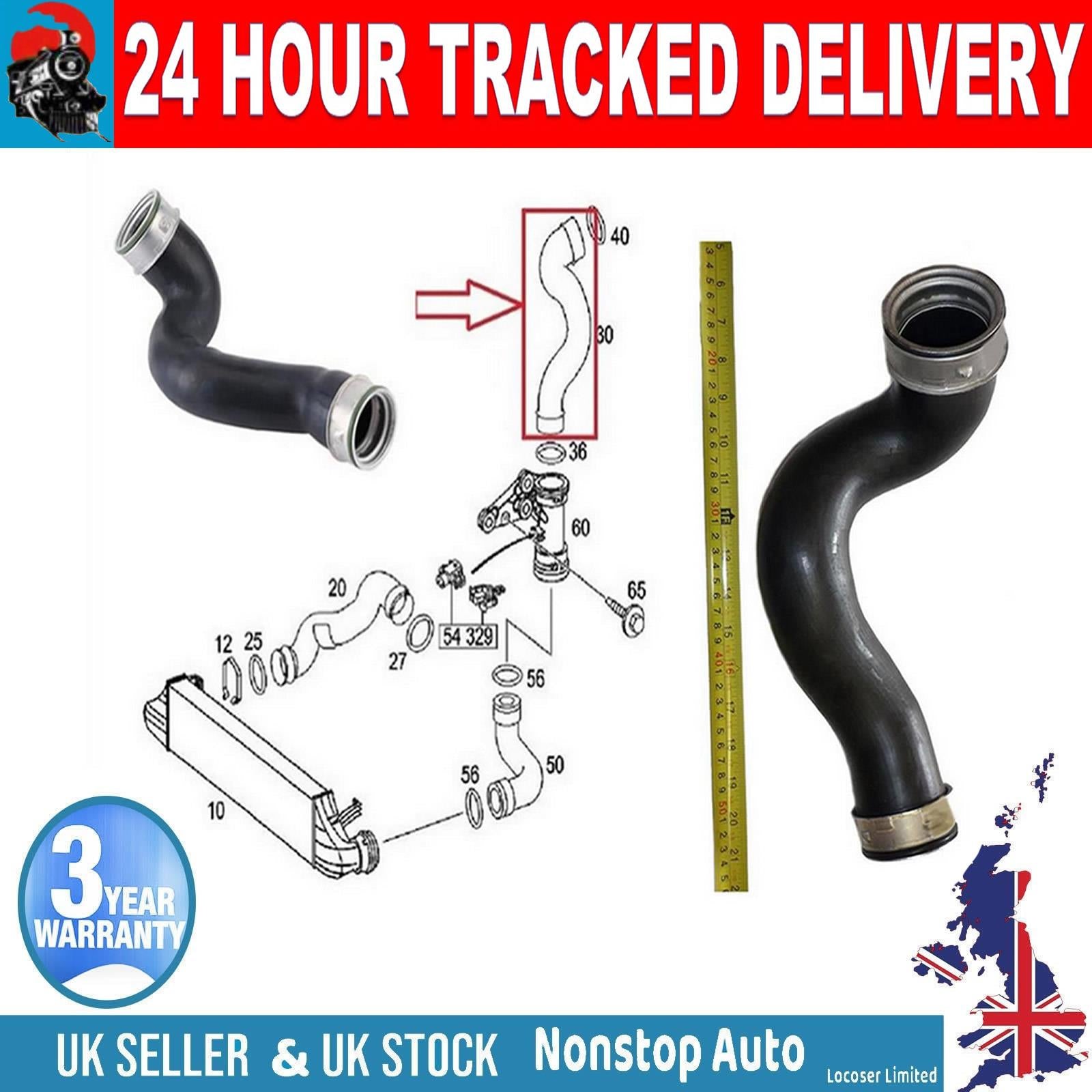 TURBO INTERCOOLER HOSE PIPE FOR MERCEDES  C Class C Class Coupe C Class T Model CLC Class CLK  2035283382