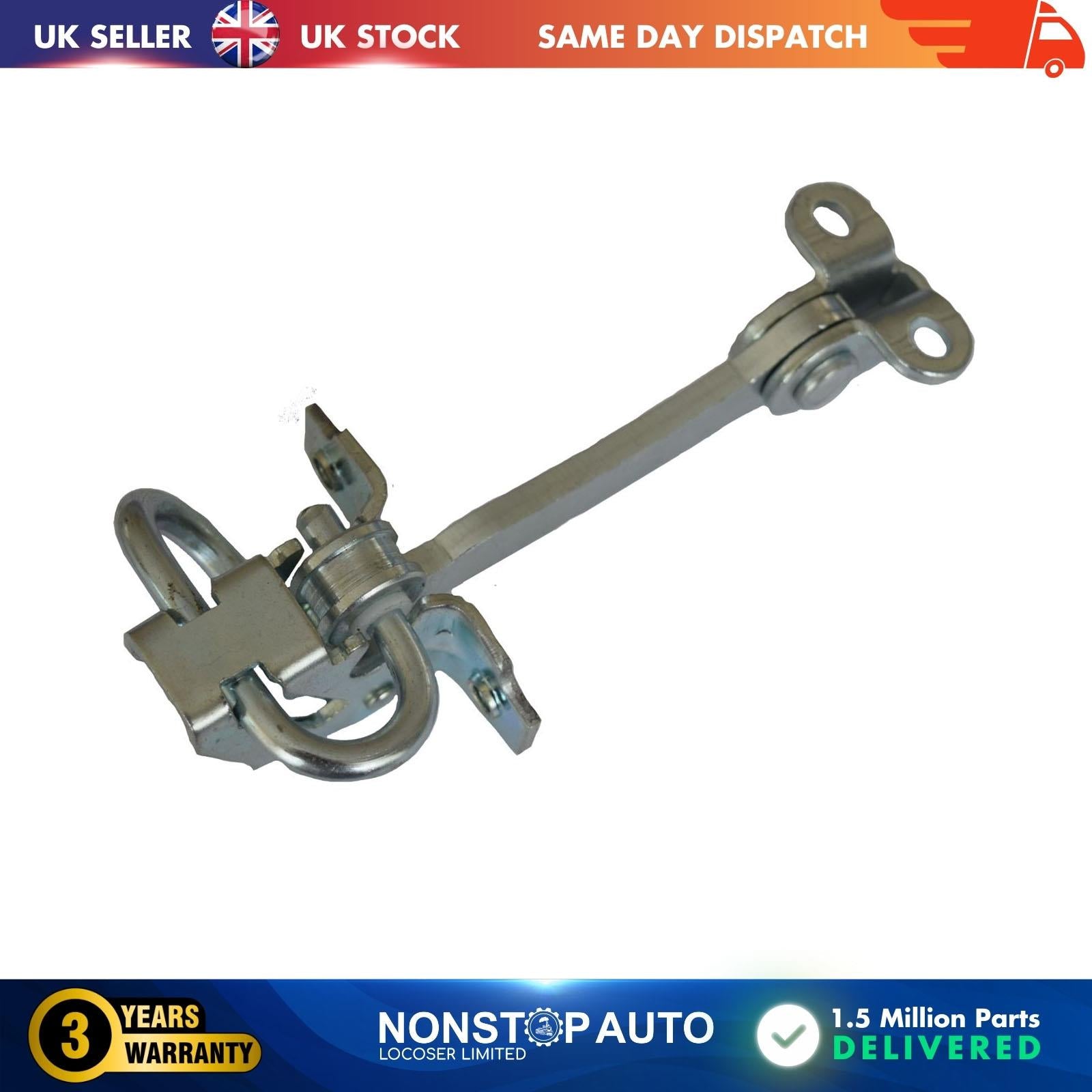 Rear Door Hinge Stop Check Strap Limitery Right or Left Side Fits FIAT Albea (All Models) Palio (All Models) Strada (All Models) Siena (All Models) 46845412