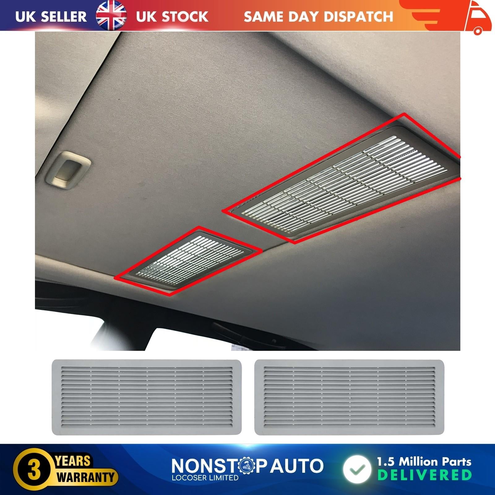 2X Sunroof Grille Vent Cover Grey For MERCEDES W202 W203 W208 W209 W210 W211 W215 W220 W240 W140 A2117840644