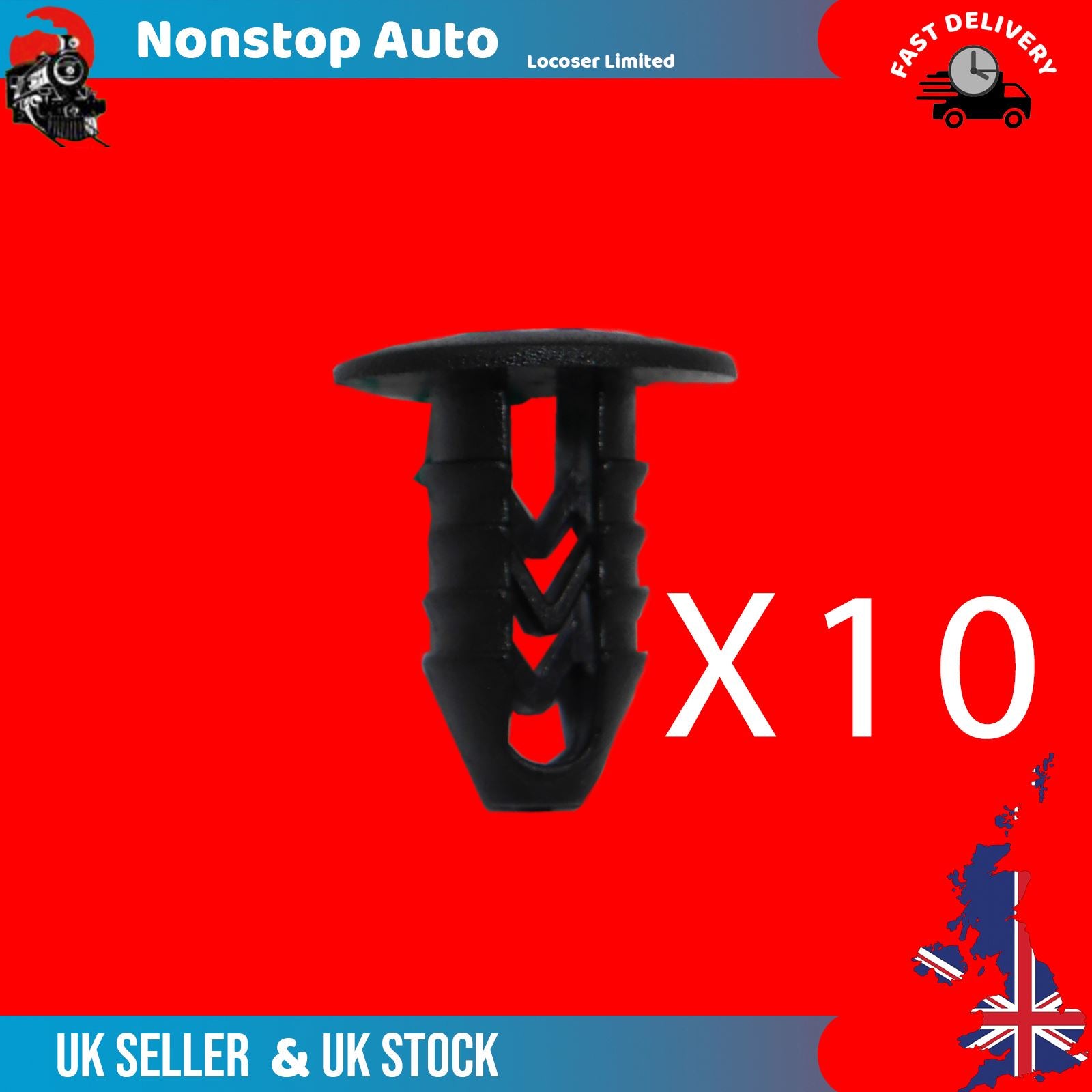 UNIVERSAL M10 Interior Roof Panel Trim Boot Carpet Floor Clips