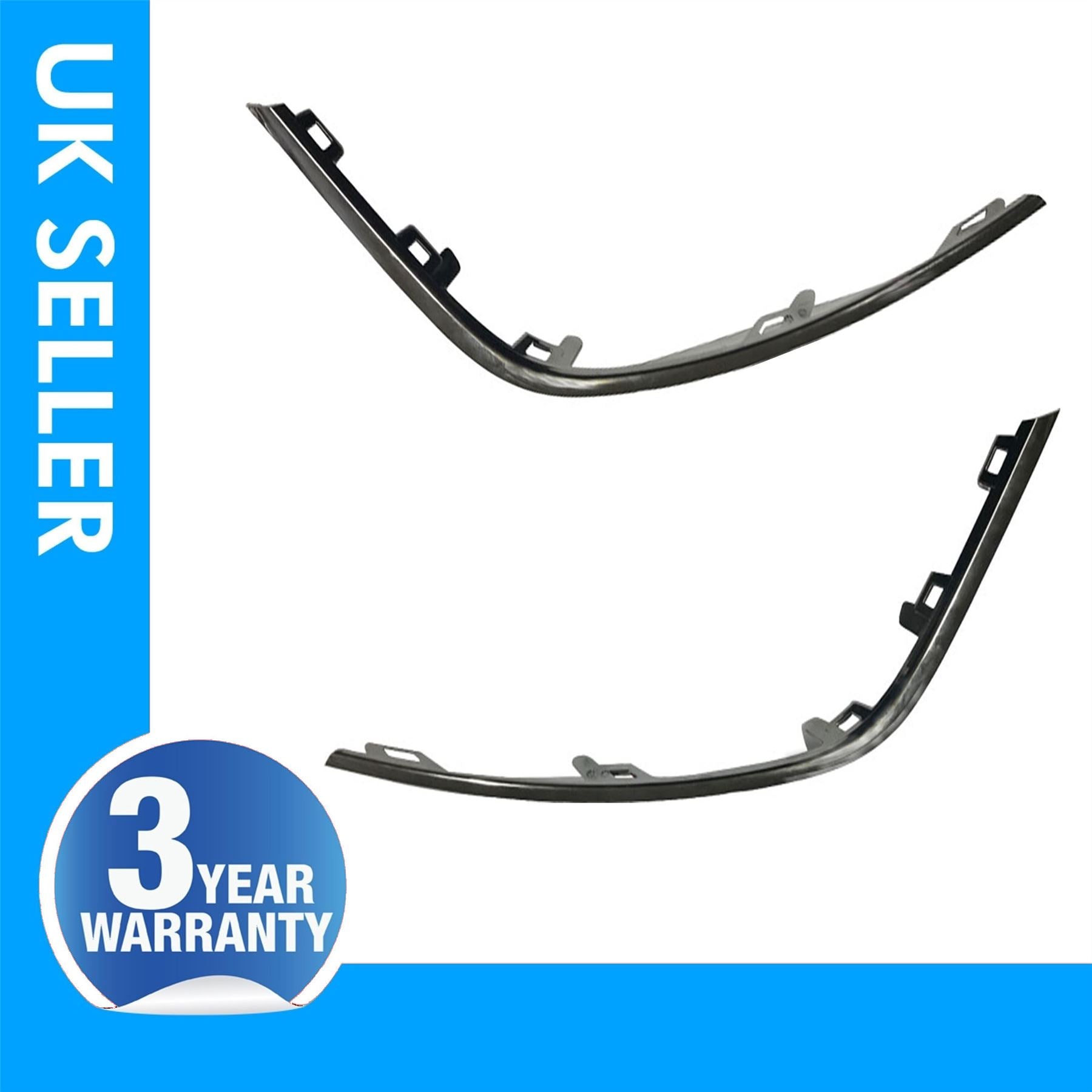 2 X Fog Light Frame Grill Chrome Fits Renault Megane Mk4 Sedan 261A20197R