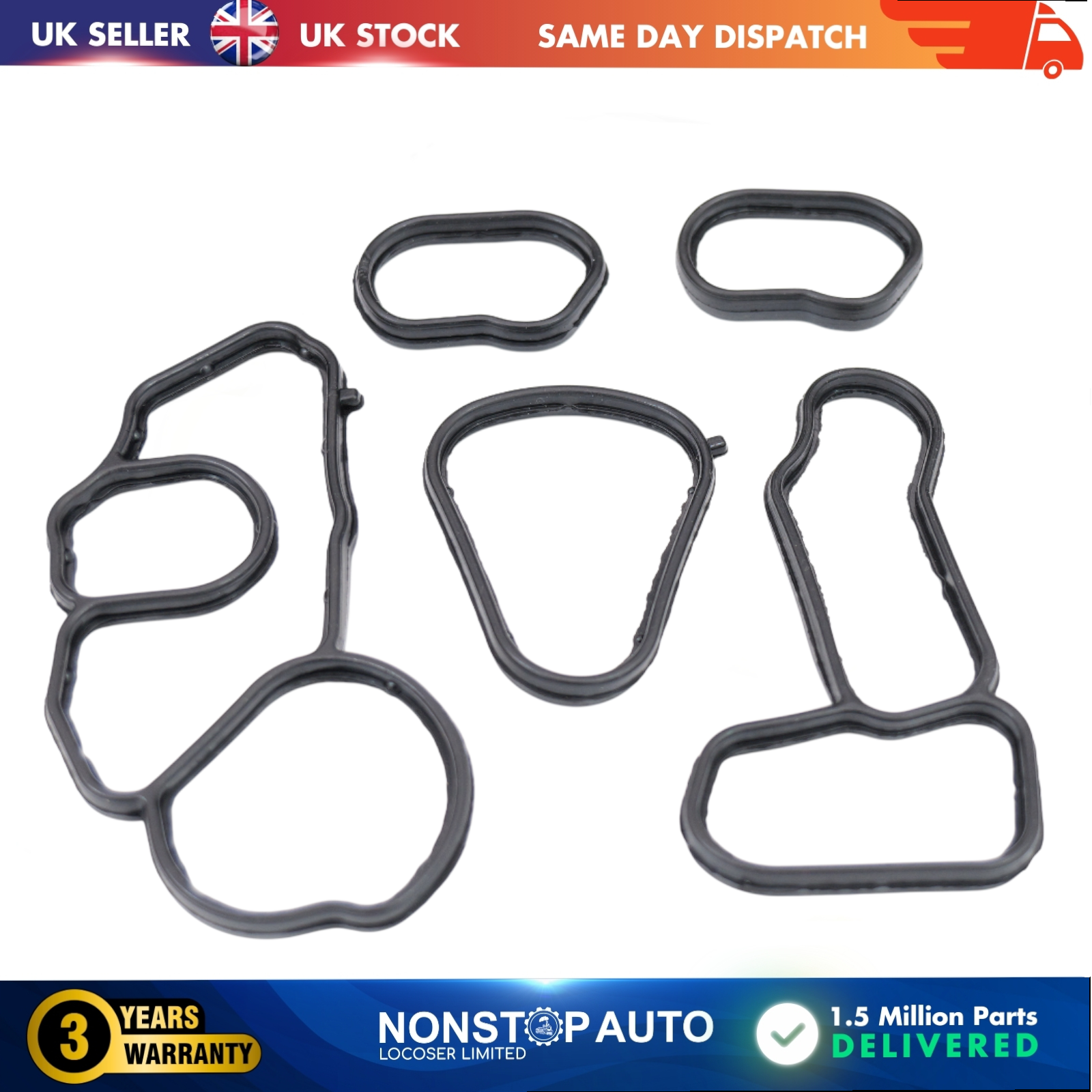 OIL FILTER HOUSING GASKET SEAL SET FOR BMW 1 F20 1 F21 3 F30, F80 3 Touring F31