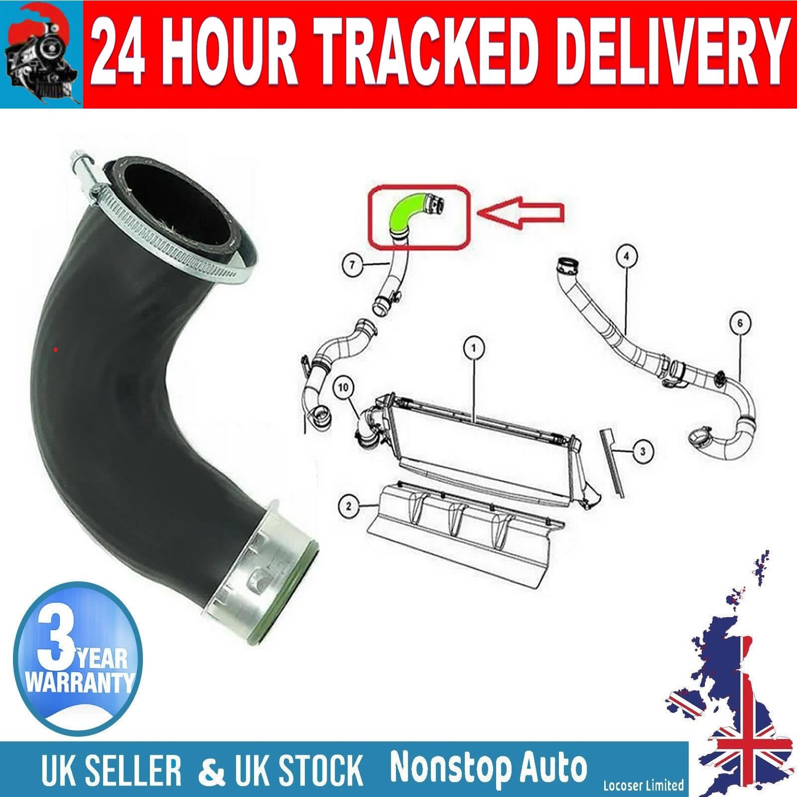 TURBO INTERCOOLER HOSE PIPE FOR JEEP PATRIOT COMPASS DODGE AVENGER CALIBER CHRYSLER SEBRING 04891697AB