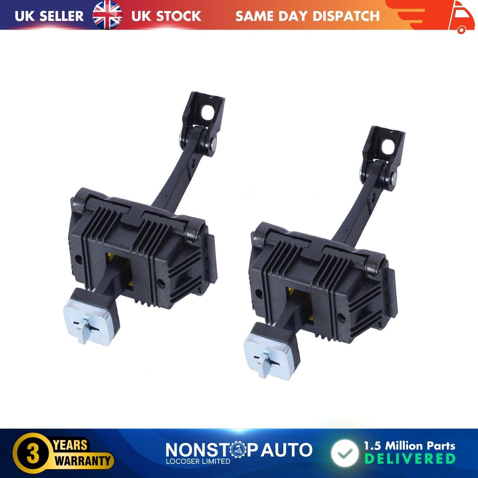 2 X Rear Door Hinge Stop Check Strap Limitery Right and Left Side Fits BMW 5 E60 E61  51227176805