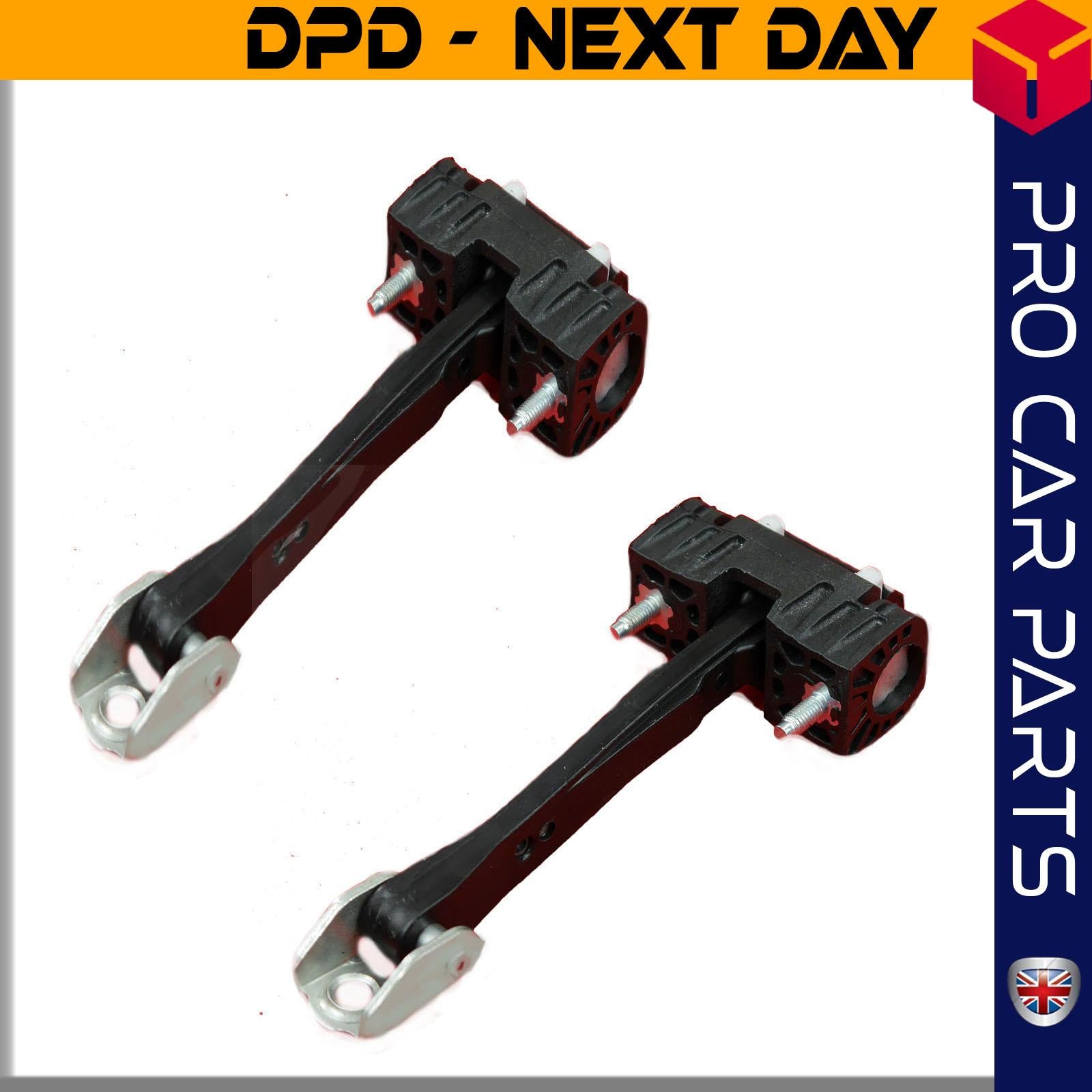 2 X Rear Door Hinge Stop Check Strap Limitery Right and Left Side Fits PEUGEOT 508 I  508 SW I   9670519680