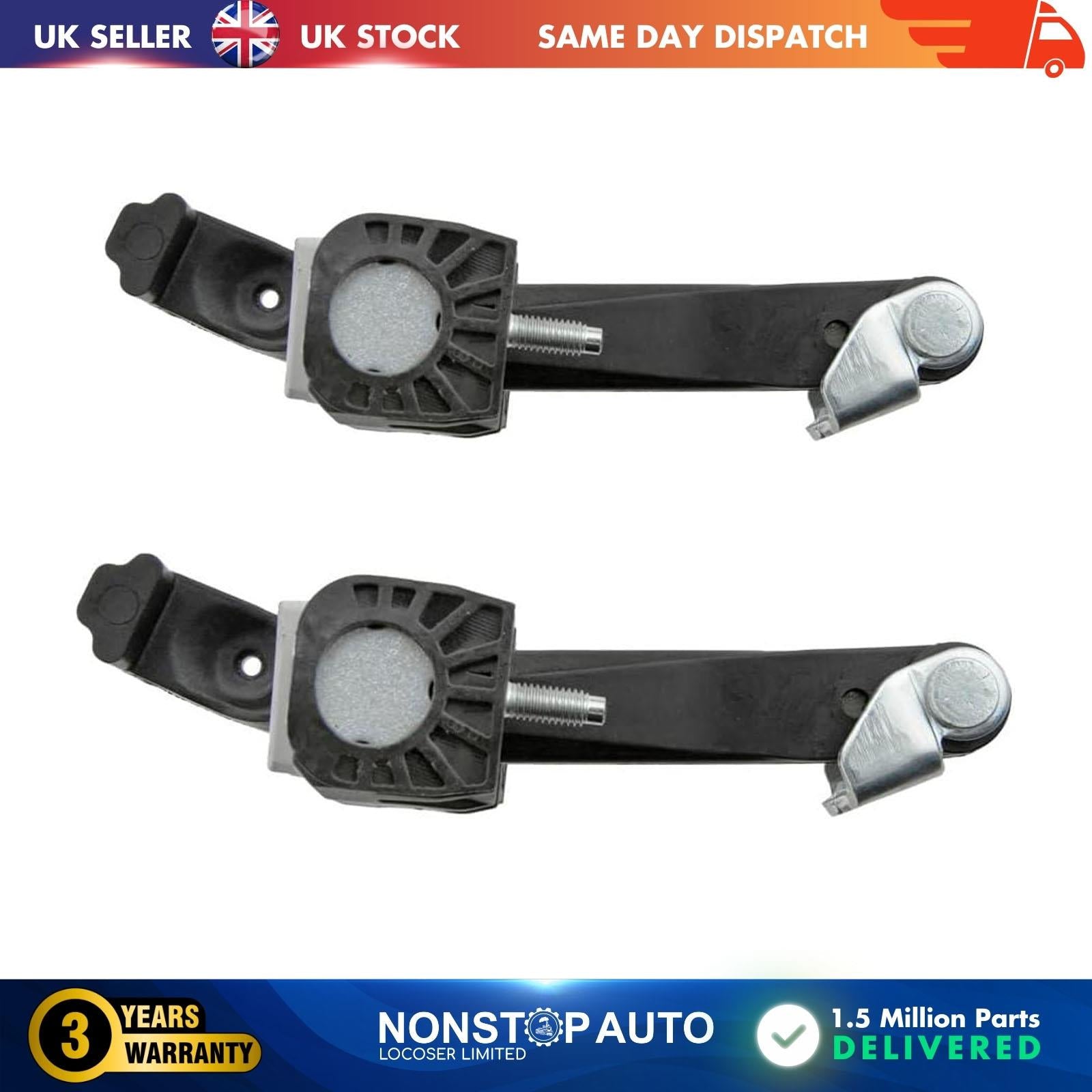 2 X Rear Door Hinge Stop Check Strap Limitery Right and Left Side Fits VAUXHALL Zafira B 13214193