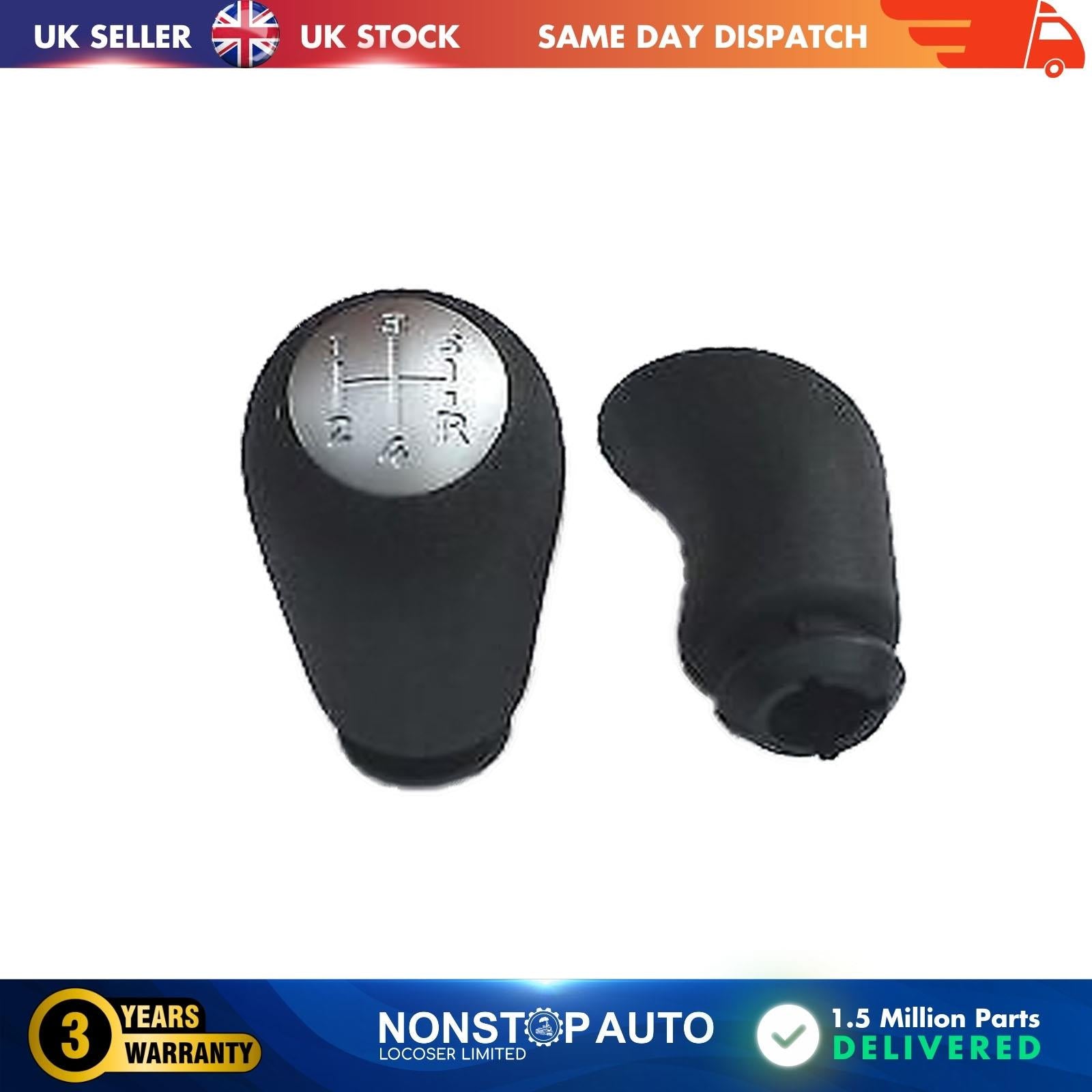 Gear Knob Chrome 5 speed Fits RENAULT MEGANE II 8200079112