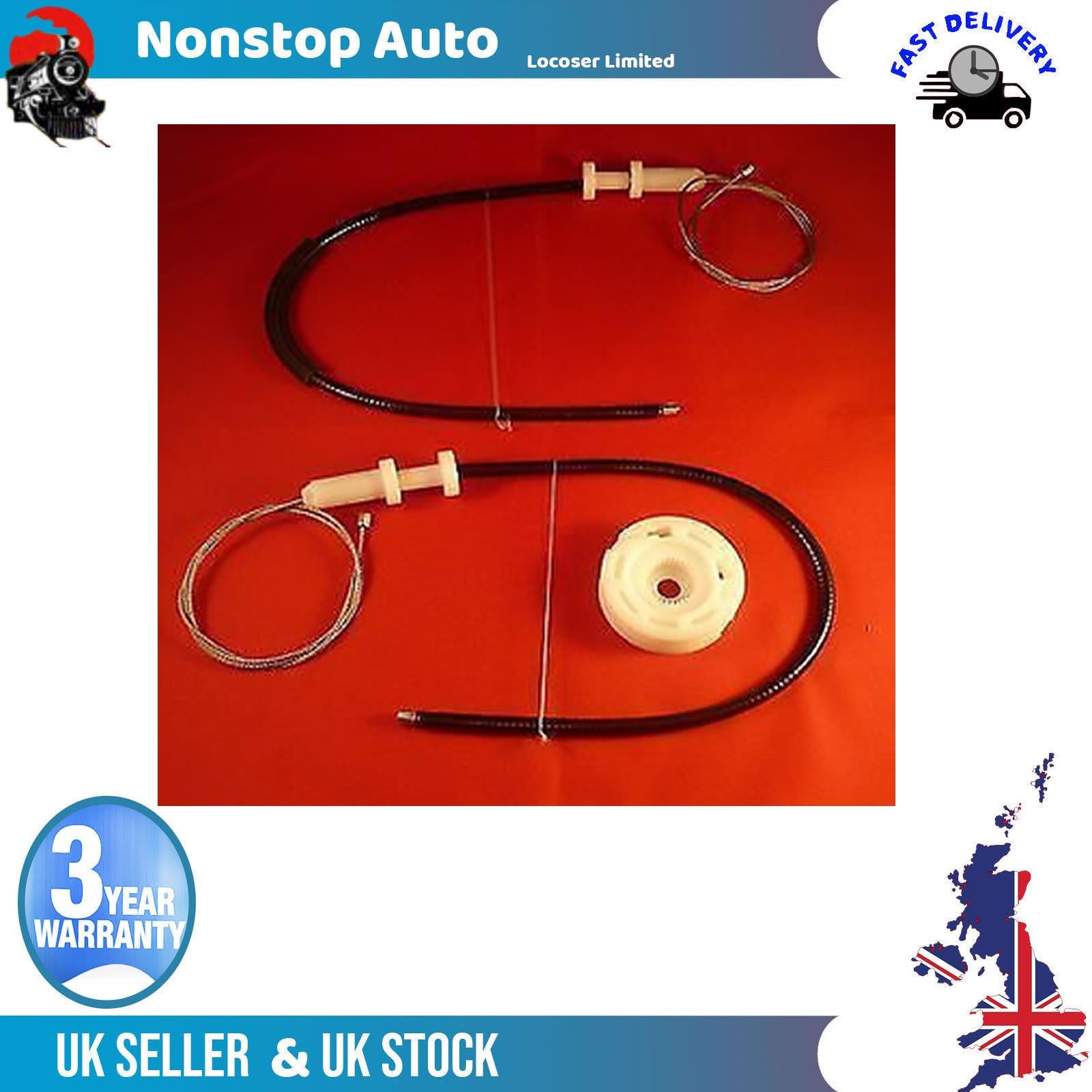 Window Regulator Repair Kit 2-3 doors / Front left Hyundai Accent 8240325010