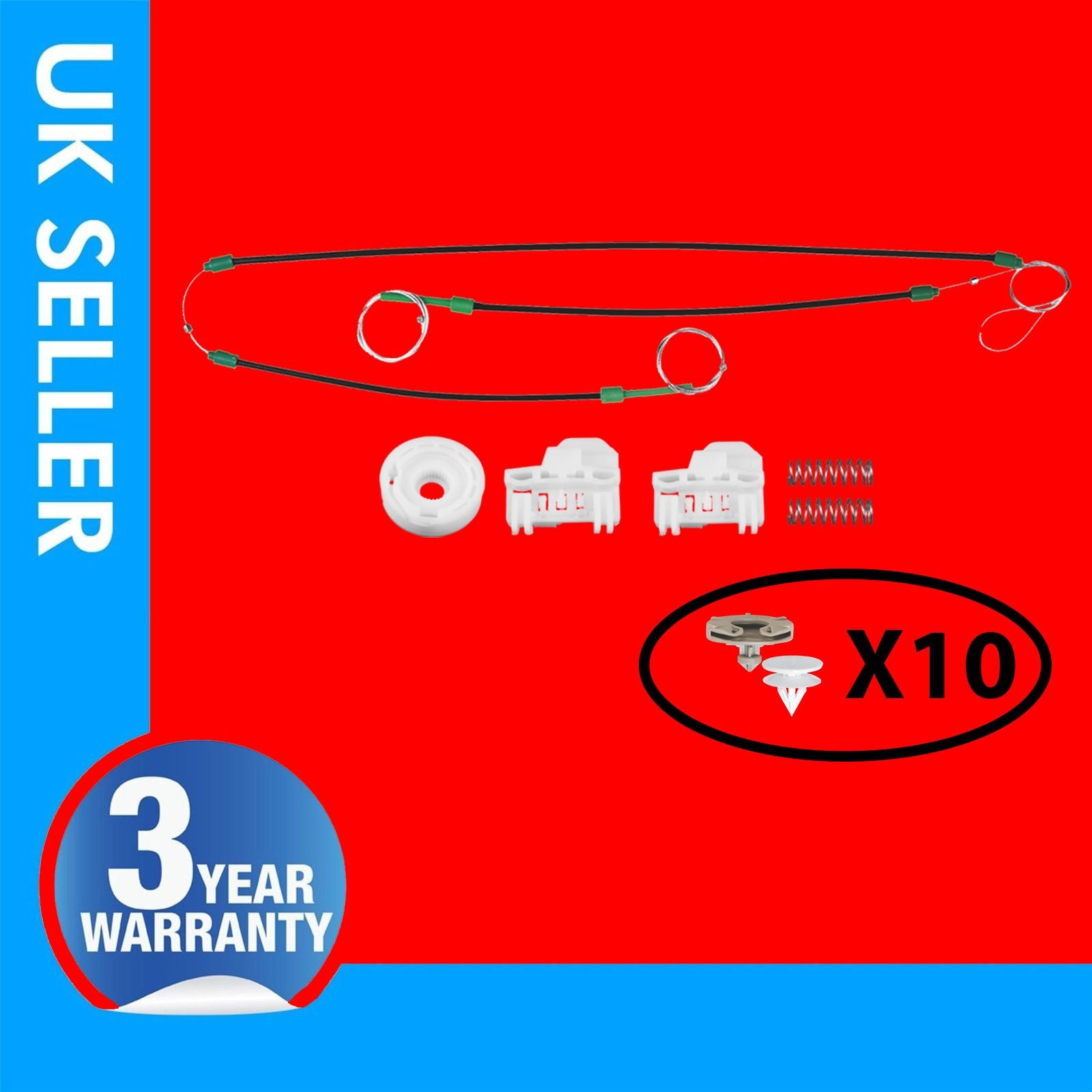 FOR VW POLO 6N HATCHBACK WINDOW REGULATOR REPAIR KIT FRONT RIGHT HAND SIDE