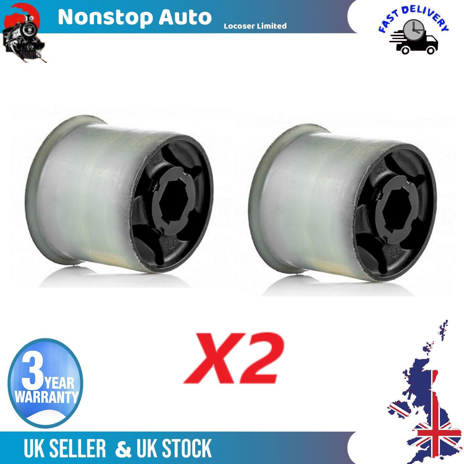 2x CONTROL ARM BUSH FRONT FITS SKODA Superb Yeti 1K0407183E
