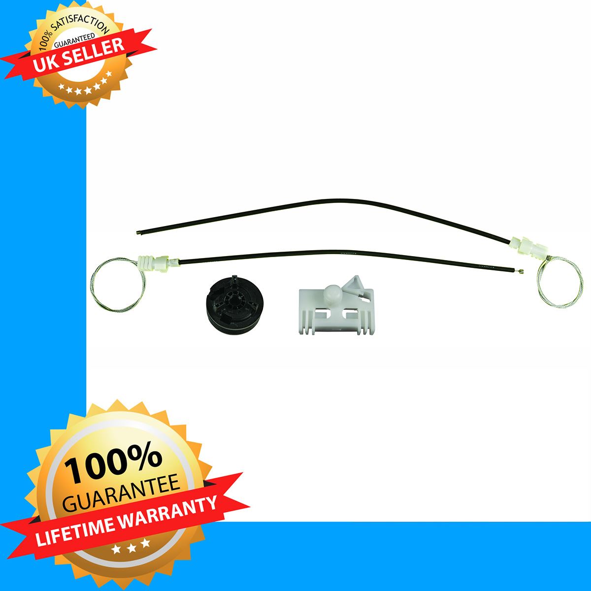 Fits RENAULT Scenic  Window Regulator Repair Kit Front Right Side 7700838591