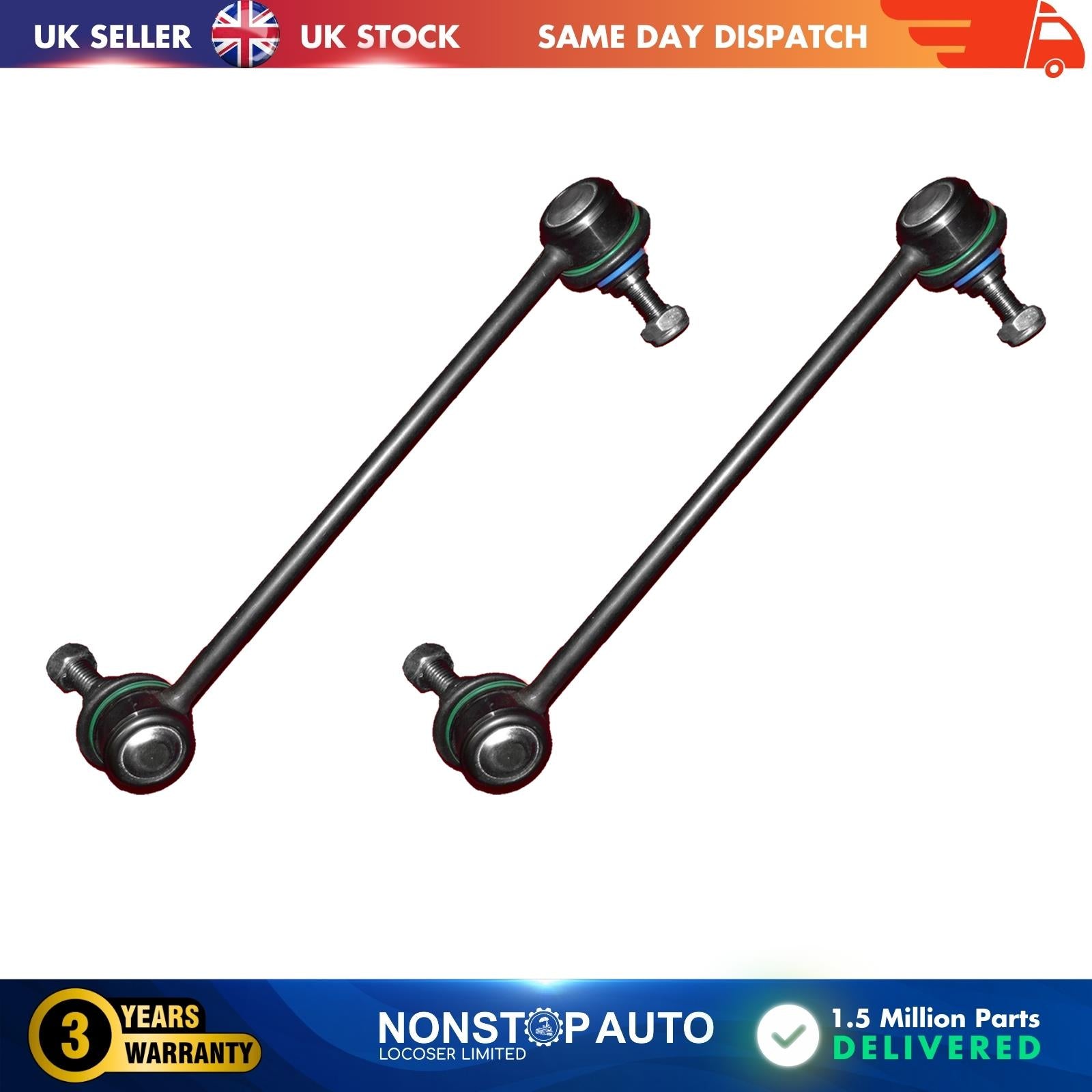 Front stabiliser Link Rods Left & Right Fits BMW E39 5 Series 31351095661
