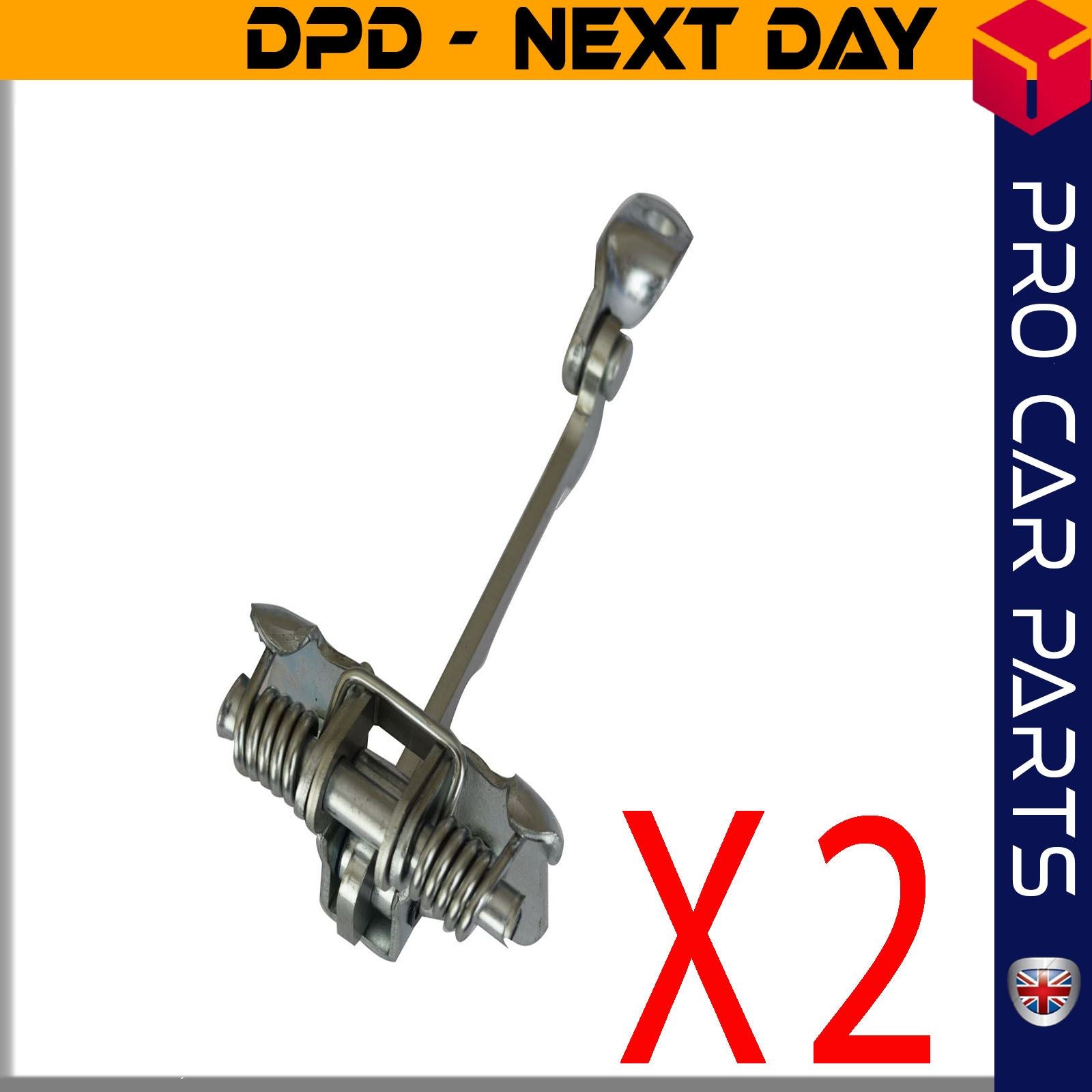 2X Front Door Check Asss Hinge Strap Stopper For Renault Laguna Mk1 7700424784