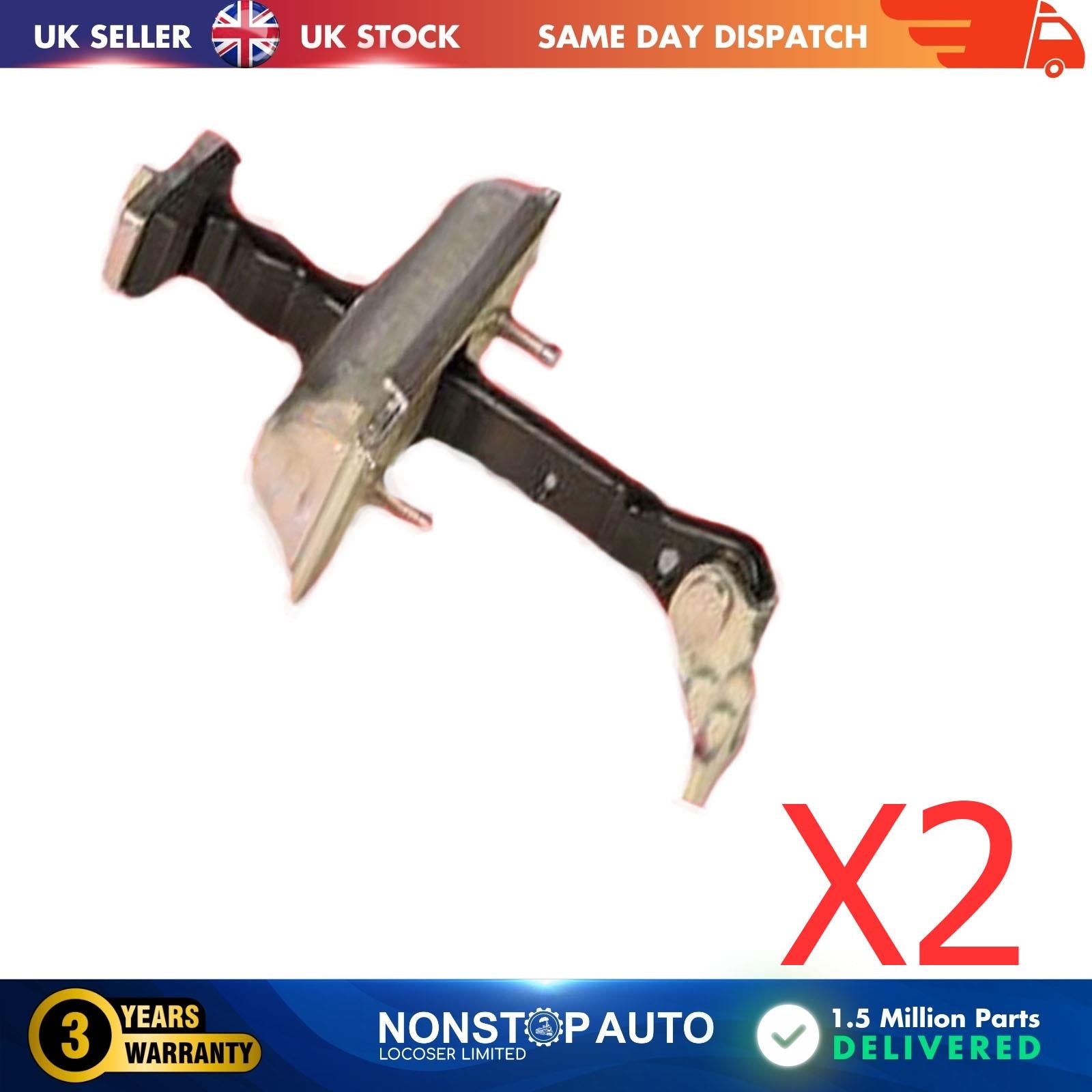 2 X Front Door Hinge Stop Check Strap Limitery Right and Left Side Fits VAUXHALL Astra J 13270665