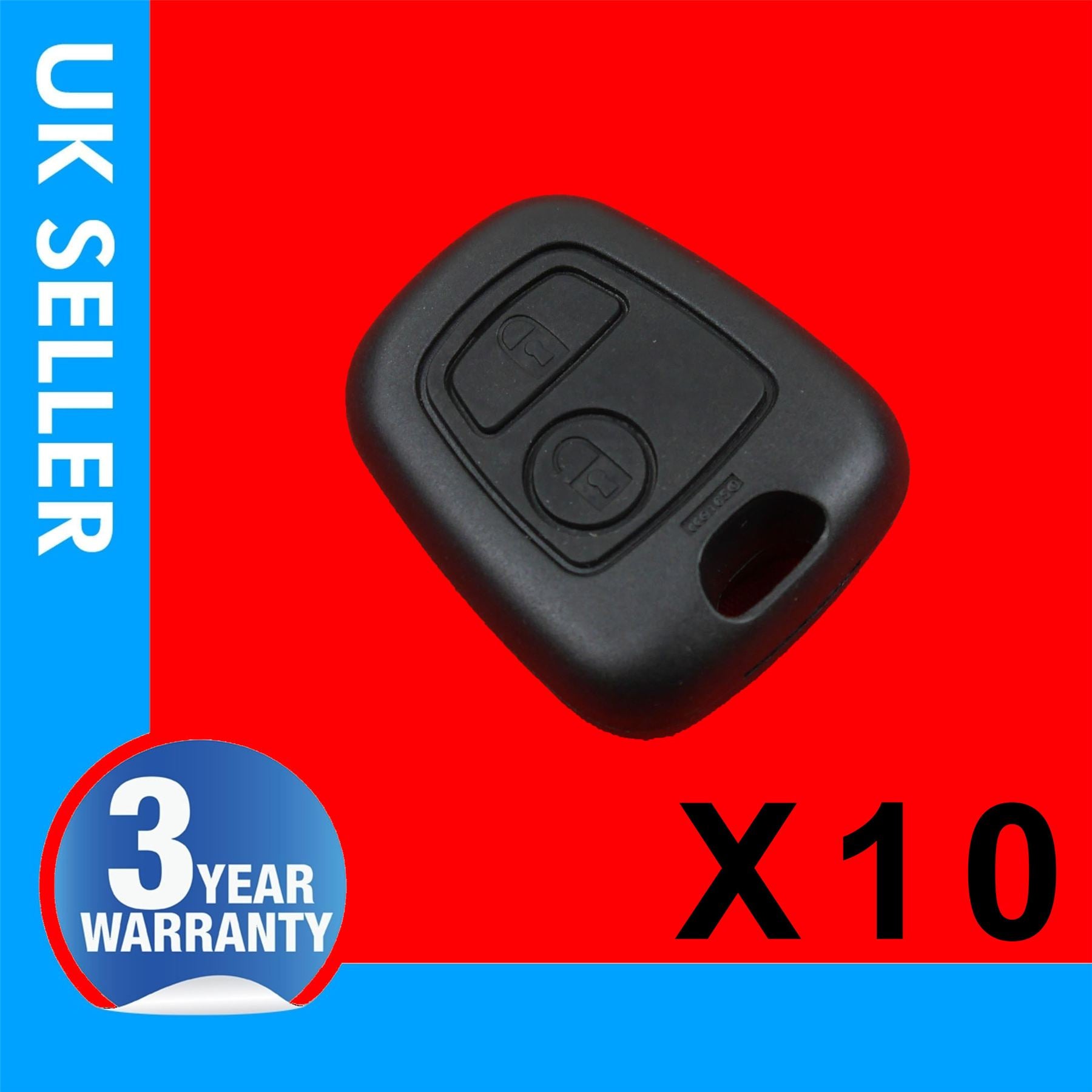 10X Remote Flip Key Fob Case 2 Button FITS Citroen C1 C2 C3 C4 C5 Saxo Berlingo Jumpy Jumper Xsara Picasso