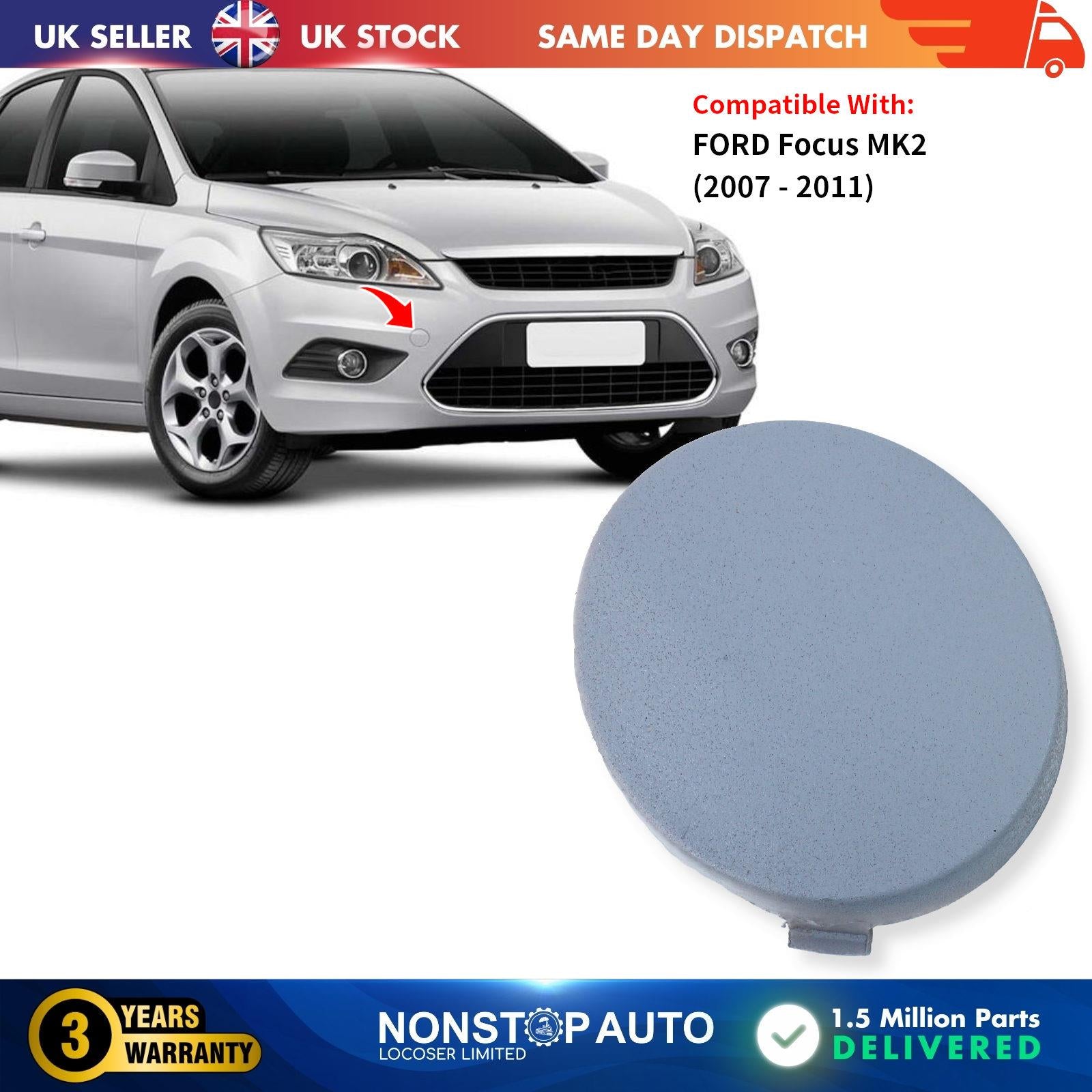 Tow Eye Cover Cap For FORD Focus MK2 8M5117A989AB