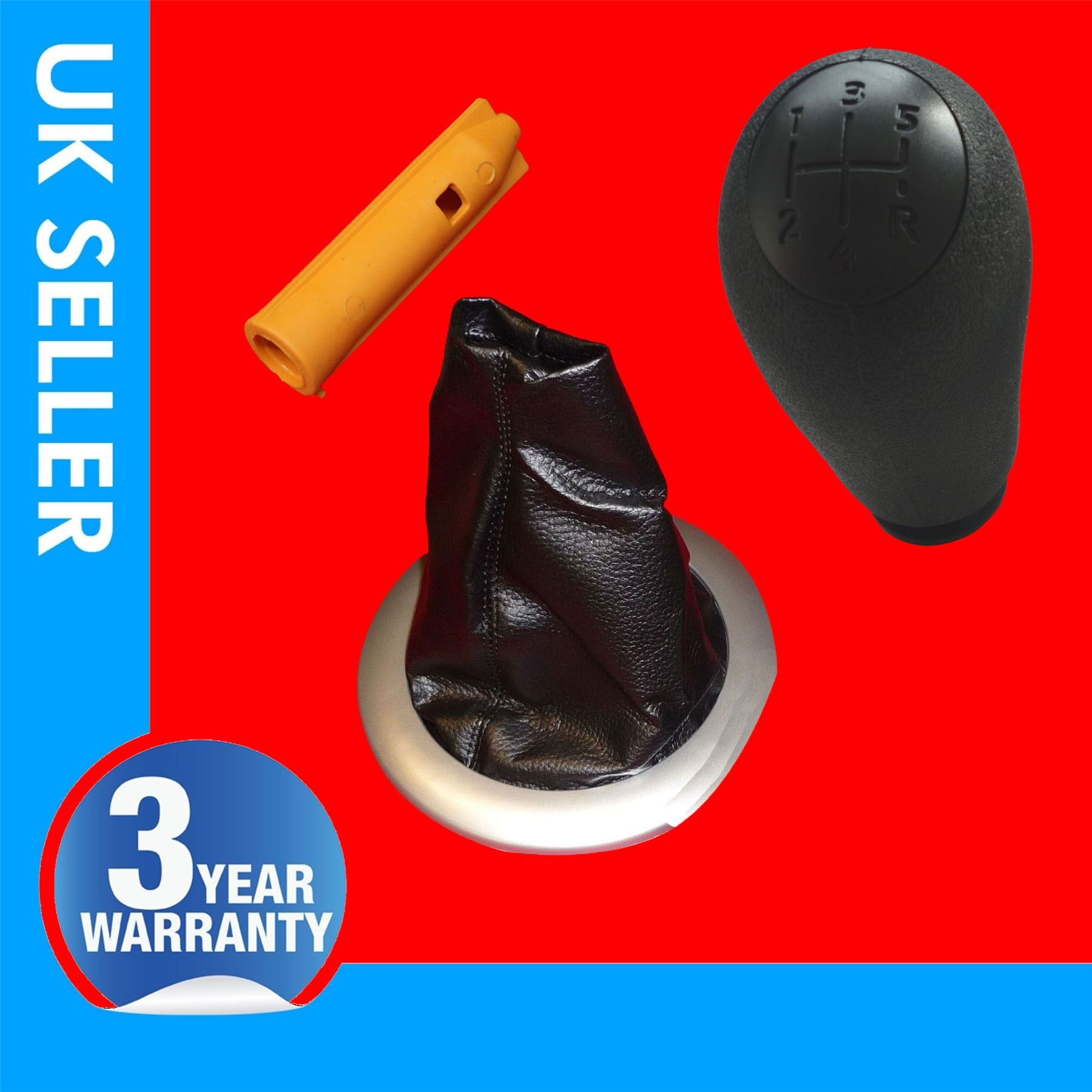 Renault Megane Scenic MK2 Gear Knob & Shift Stick Sleeve Adapter Lever Boot Gaiter Cover