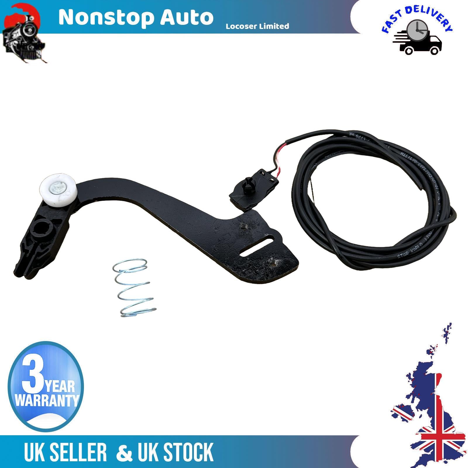 Sliding Door Roller Guide With Pin Cable Sensor Left For VW Transporter T5