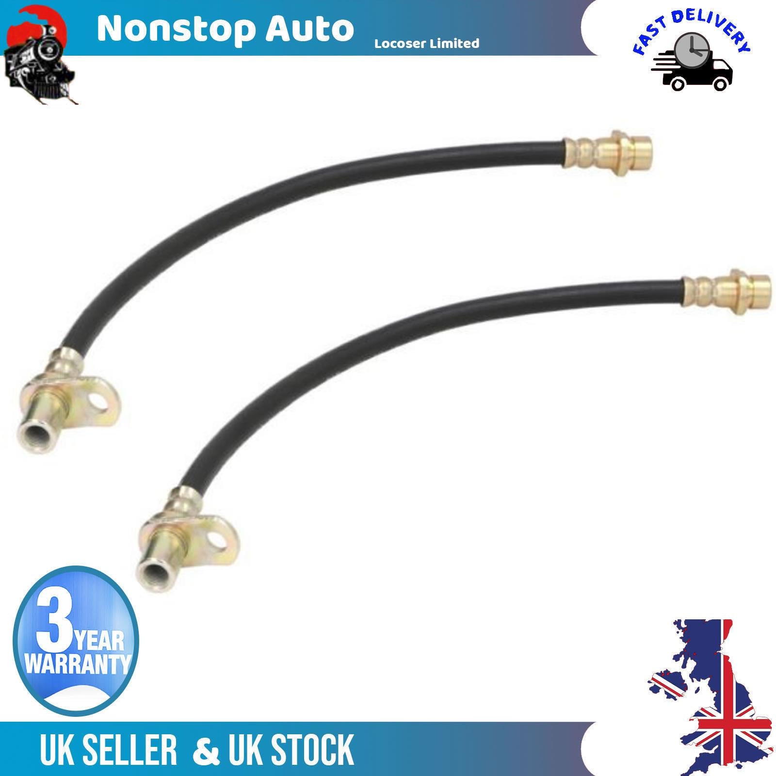 2X Rear brake hose Pipe Right For TOYOTA Avensis 9008094067