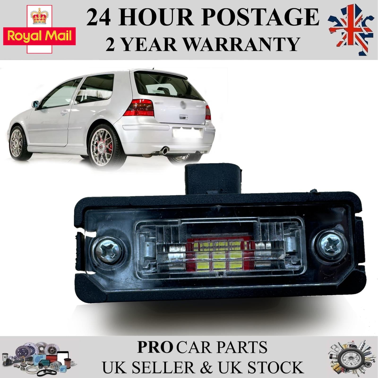 LED Licence Number Plate Light For VW Golf MK4 Polo 1J6943021