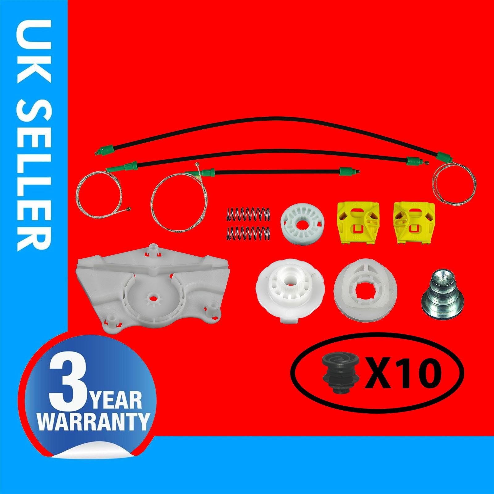 VOLKSWAGEN GOLF MK6 WINDOW REGULATOR REPAIR KIT FRONT LEFT
