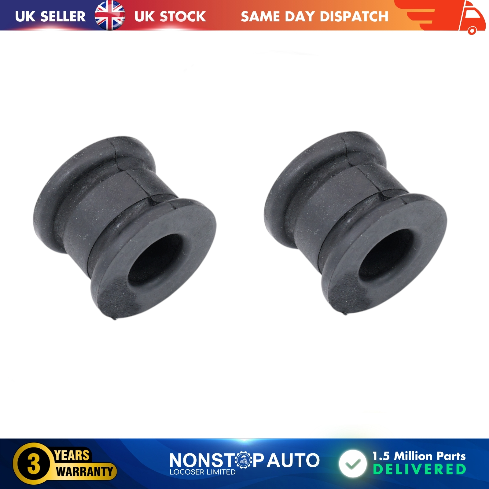 2X STABLIZER MOUNTING FRONT 23MM FOR MERCEDES 124 190 E-CLASS W124 2013234885