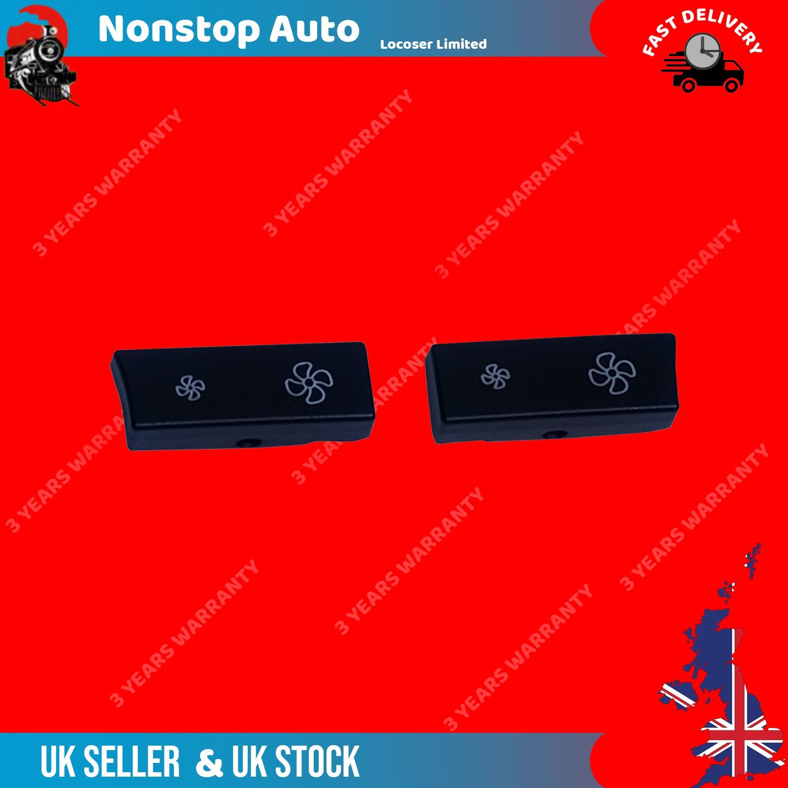 2X Heater climate Air Conditioner Button Cover Fits BMW 7 Series F03 F04 9233644
