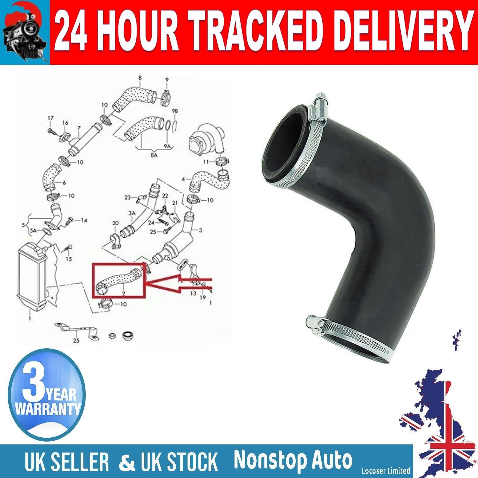 TURBO INTERCOOLER TURBO HOSE PIPE FOR VW POLO LUPO SEAT CORDOBA IBIZA SKODA FABIA ROOMSTER  6Q0145832G