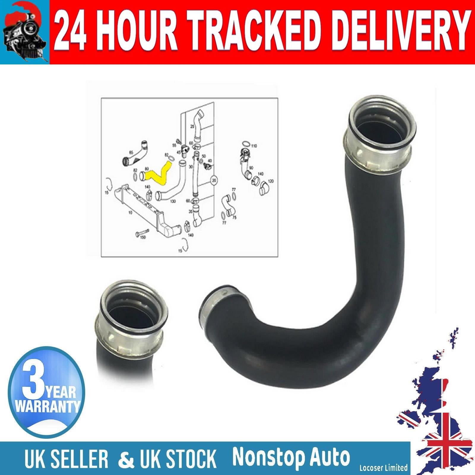 TURBO INTERCOOLER HOSE PIPE FOR MERCEDES BENZ W210 E200 CDI  E220 CDI  2105283882