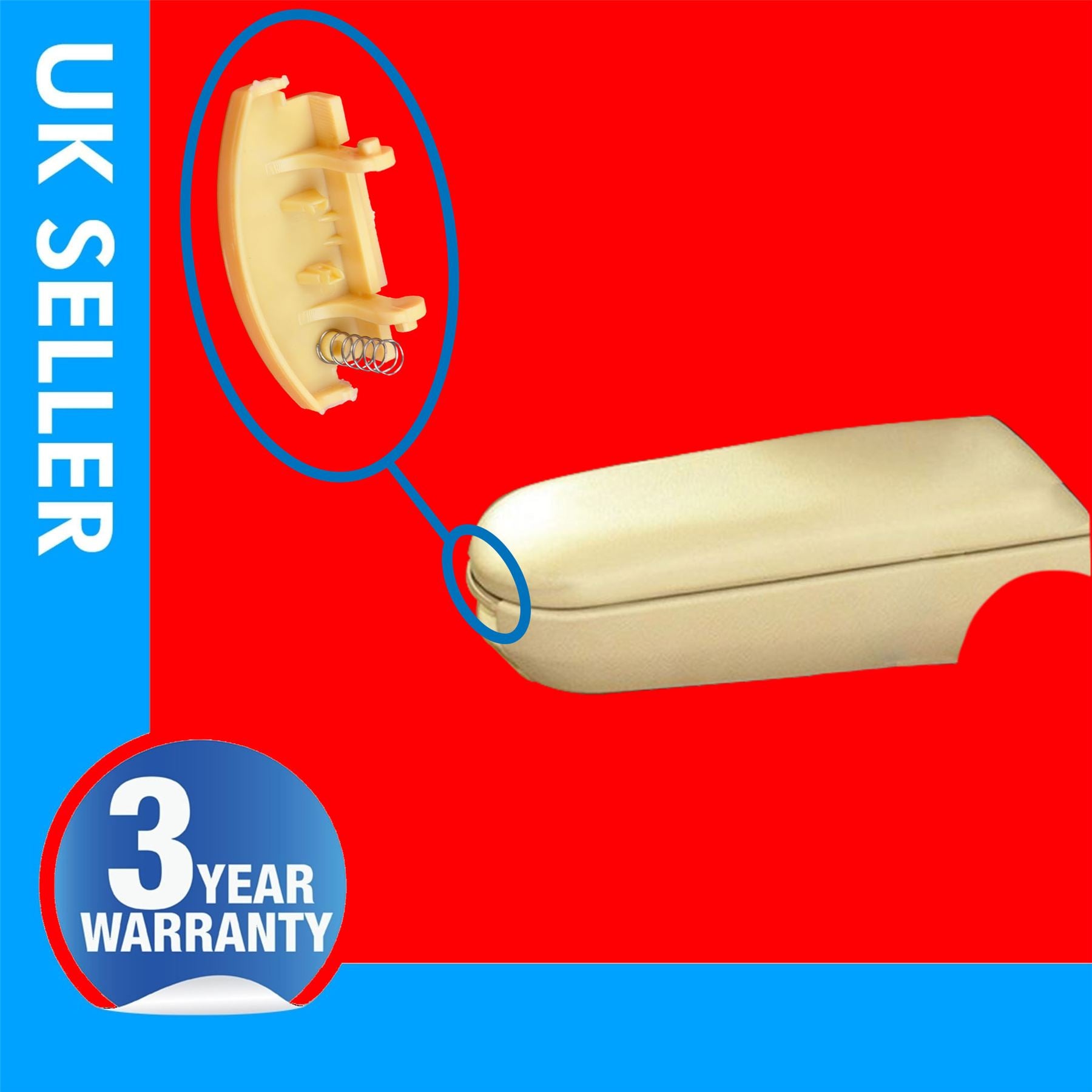 FOR VW Beetle Seat Ibiza Centre Console Armrest Lid Latch Clip Catch Handle