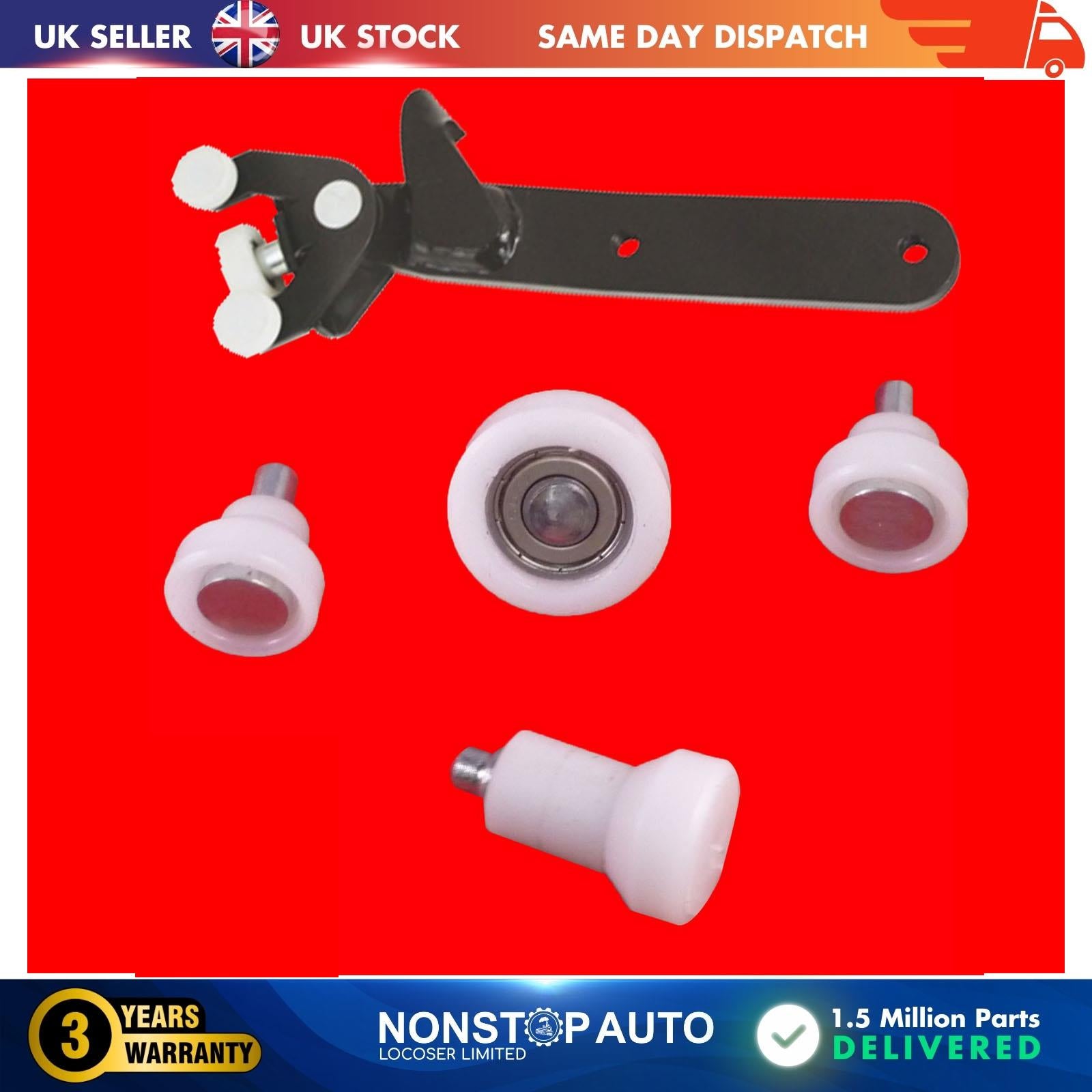 Sliding Door Roller Hinge Middle Top Right Side Fits VW Caddy III IV