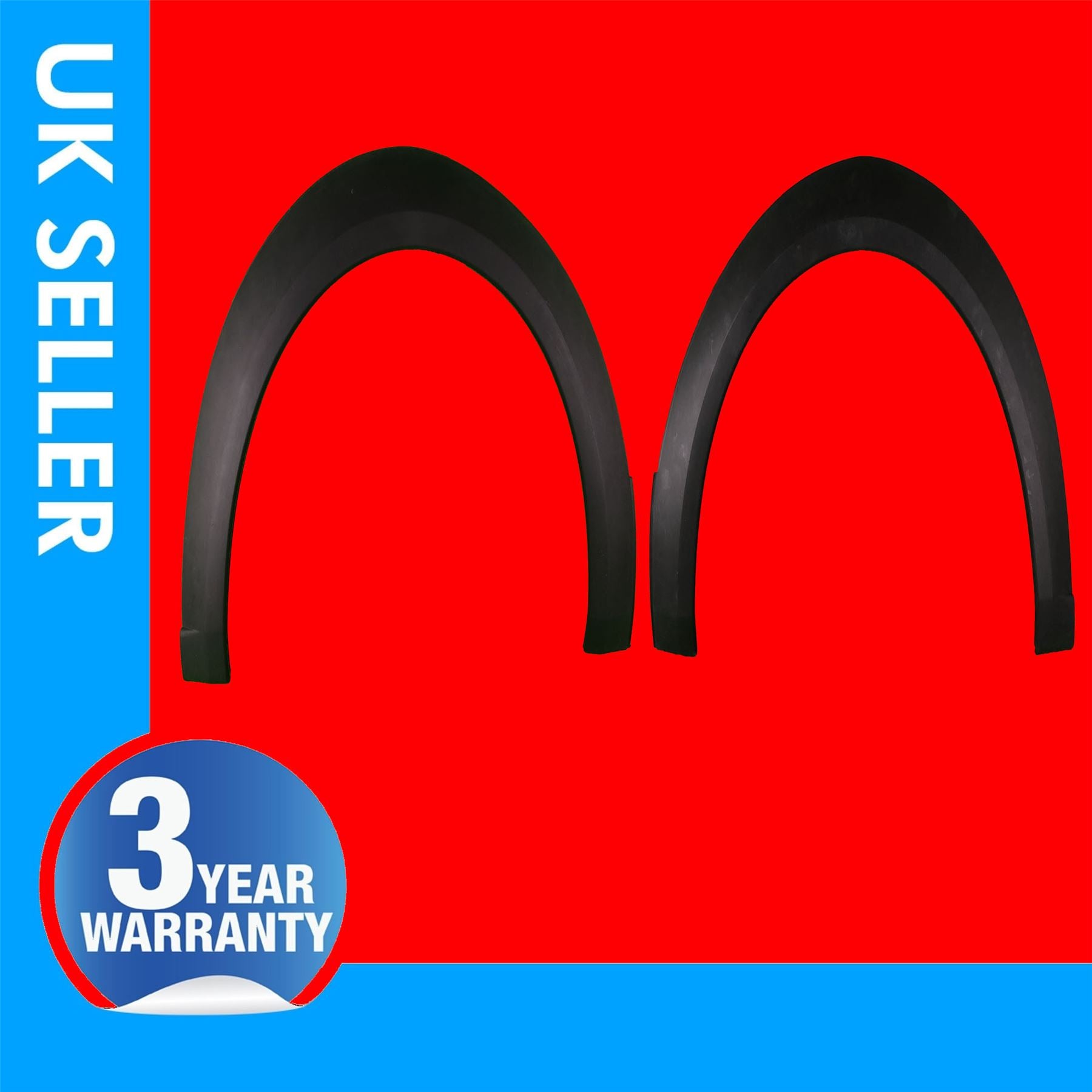 2x FORD TRANSIT CONNECT REAR WHEEL ARCH TRIM 2T14A280K97 & 2T14A280K96 (2002-2009)