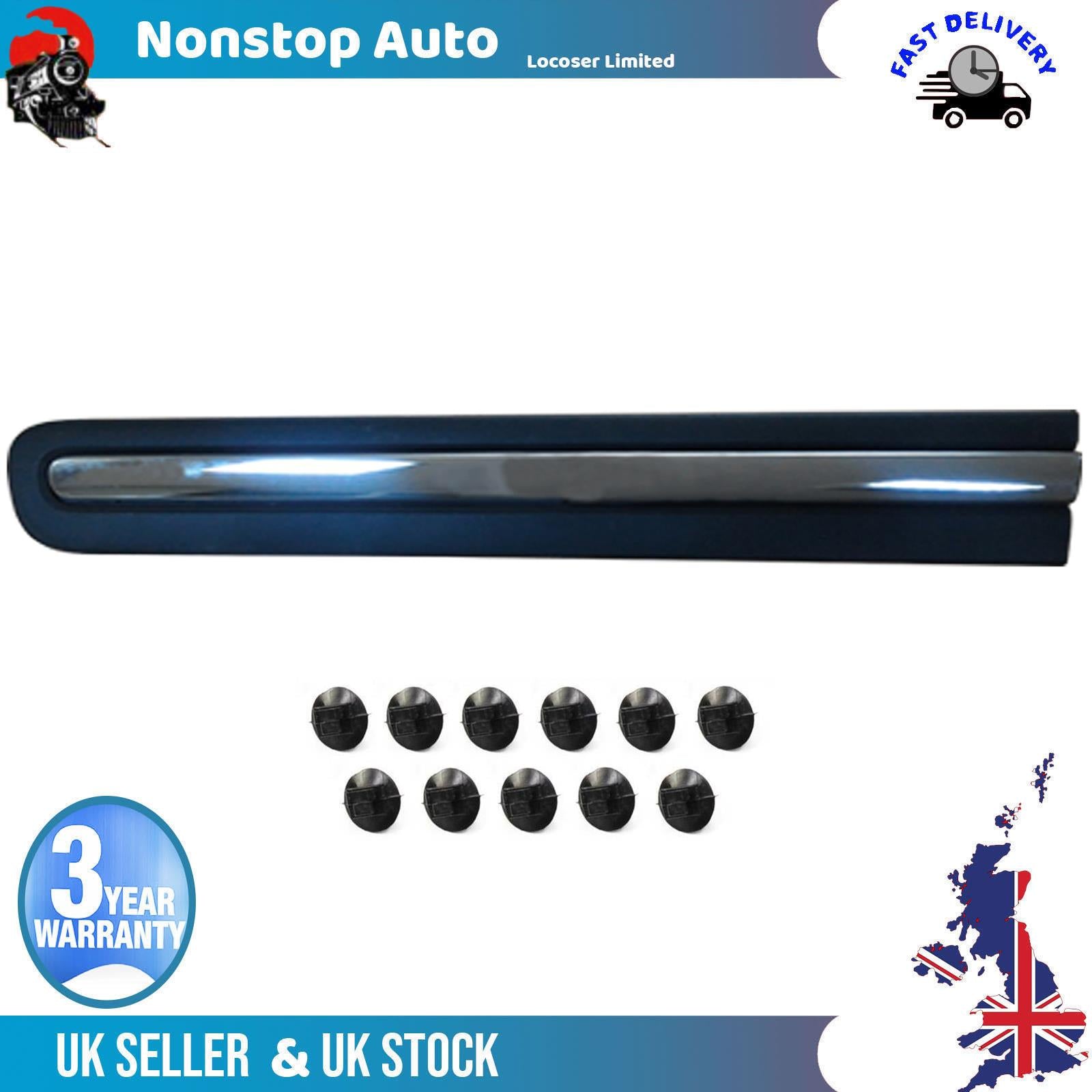 Door moulding Protective Trim Chrome Front Left For FIAT  500L 735558453