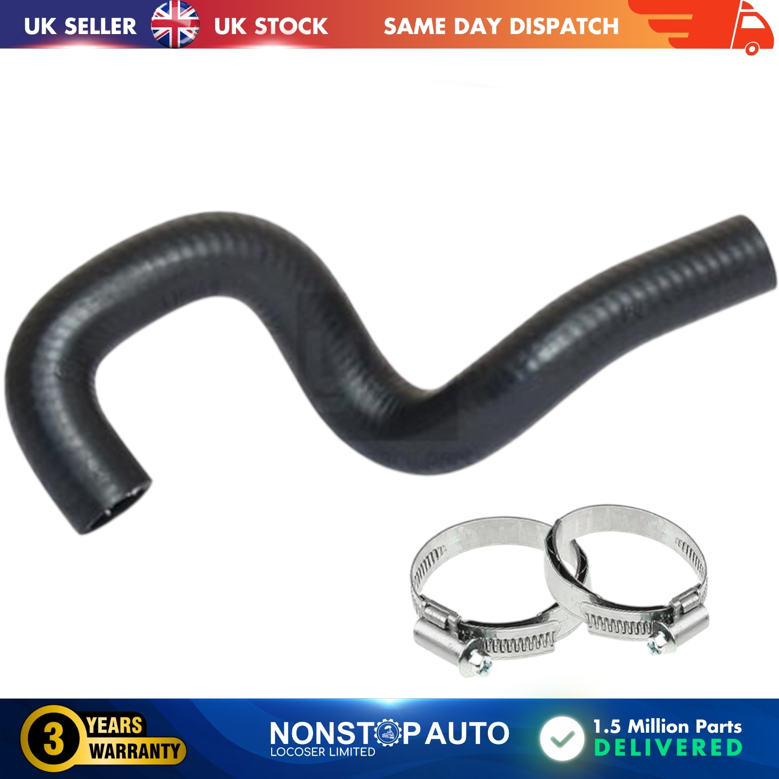 GATES RADIATOR HEATER HOSE FOR VAUXHALL ASTRA CALIBRA A  KADETTE E  VECTRA 1337465