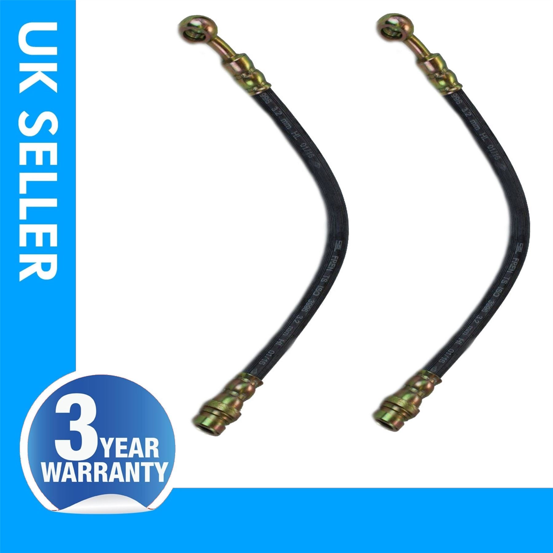 2X REAR  LEFT  brake hose PIPE For HYUNDAI Elantra IV  i30  58737-2L700