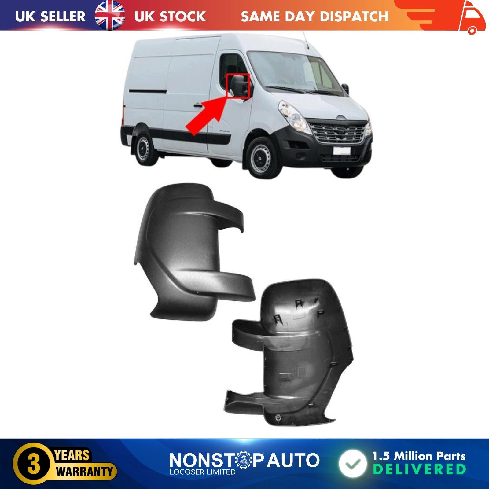 RENAULT Master Vauxhall Opel Movano wing mirror cover cap / right